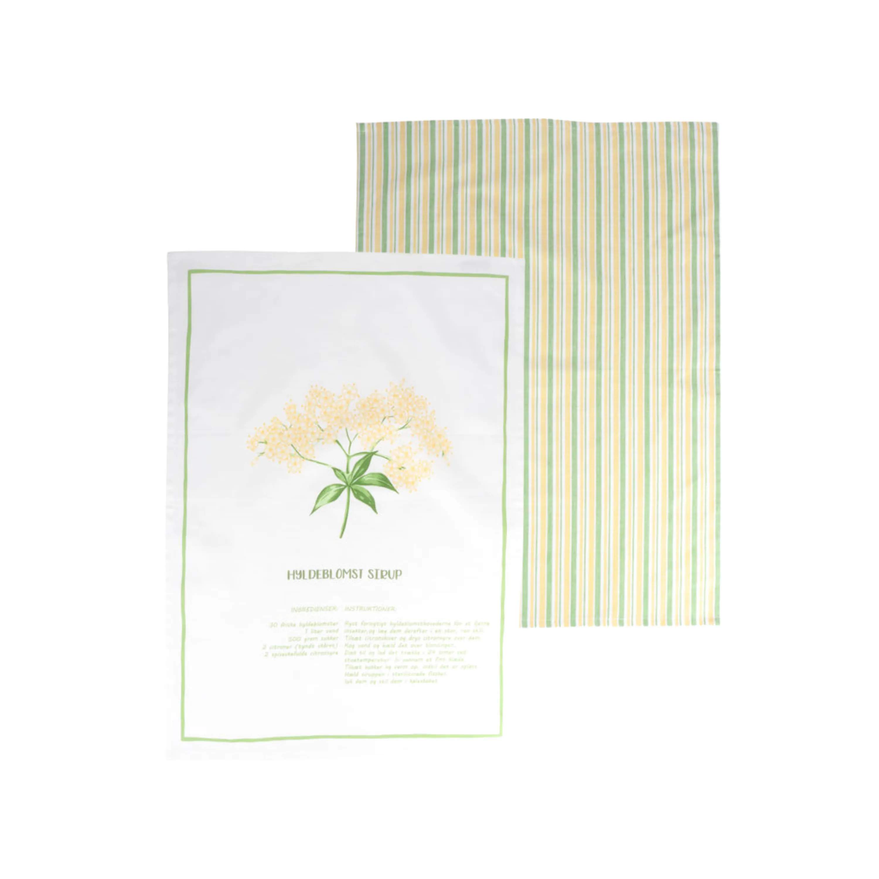 Viskestykker Viskestykke - 2 stk. i Hyldeblomst, 1