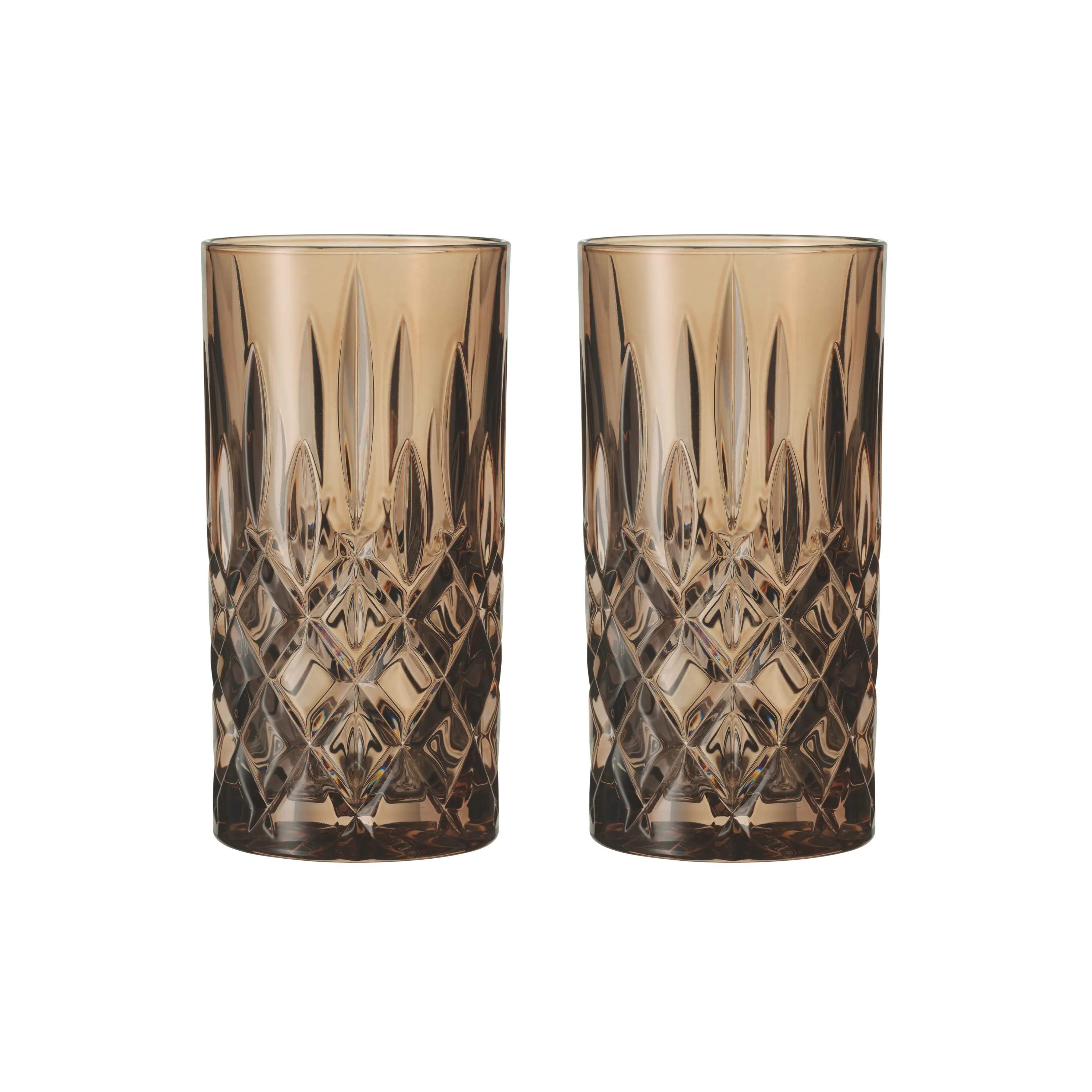Nachtmann Highball glas Noblesse Longdrinkglas - 2 stk. i Tobacco, 1