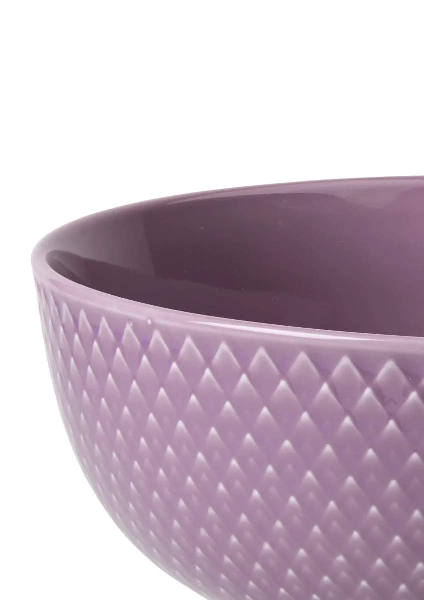 Lyngby Porcelæn Serveringsskåle Rhombe Color Skål i Lilla, 2