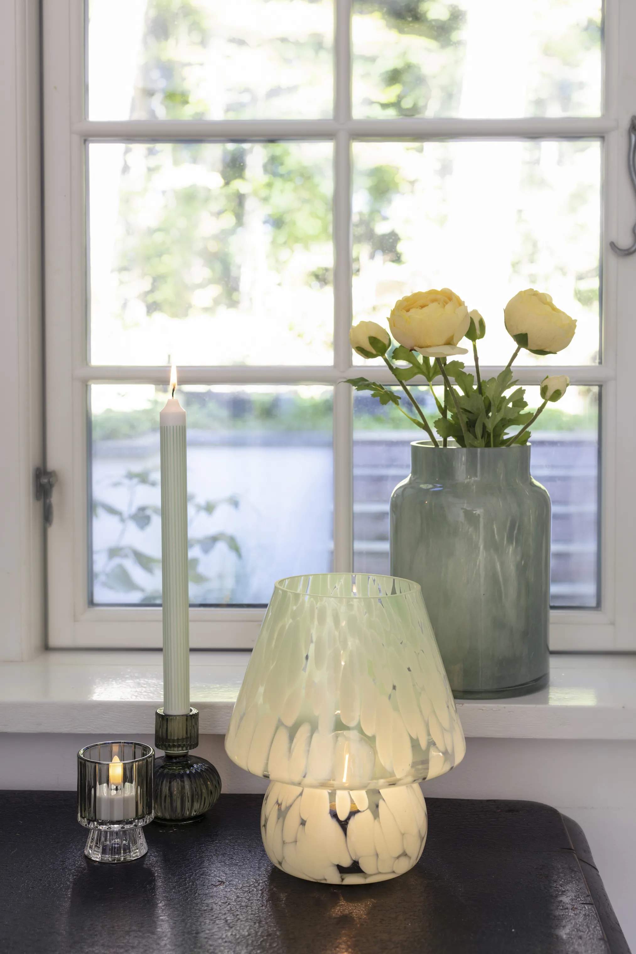 CASA Living Kunstige blomster Kunstig Blomst - Ranunkel i gul, 2
