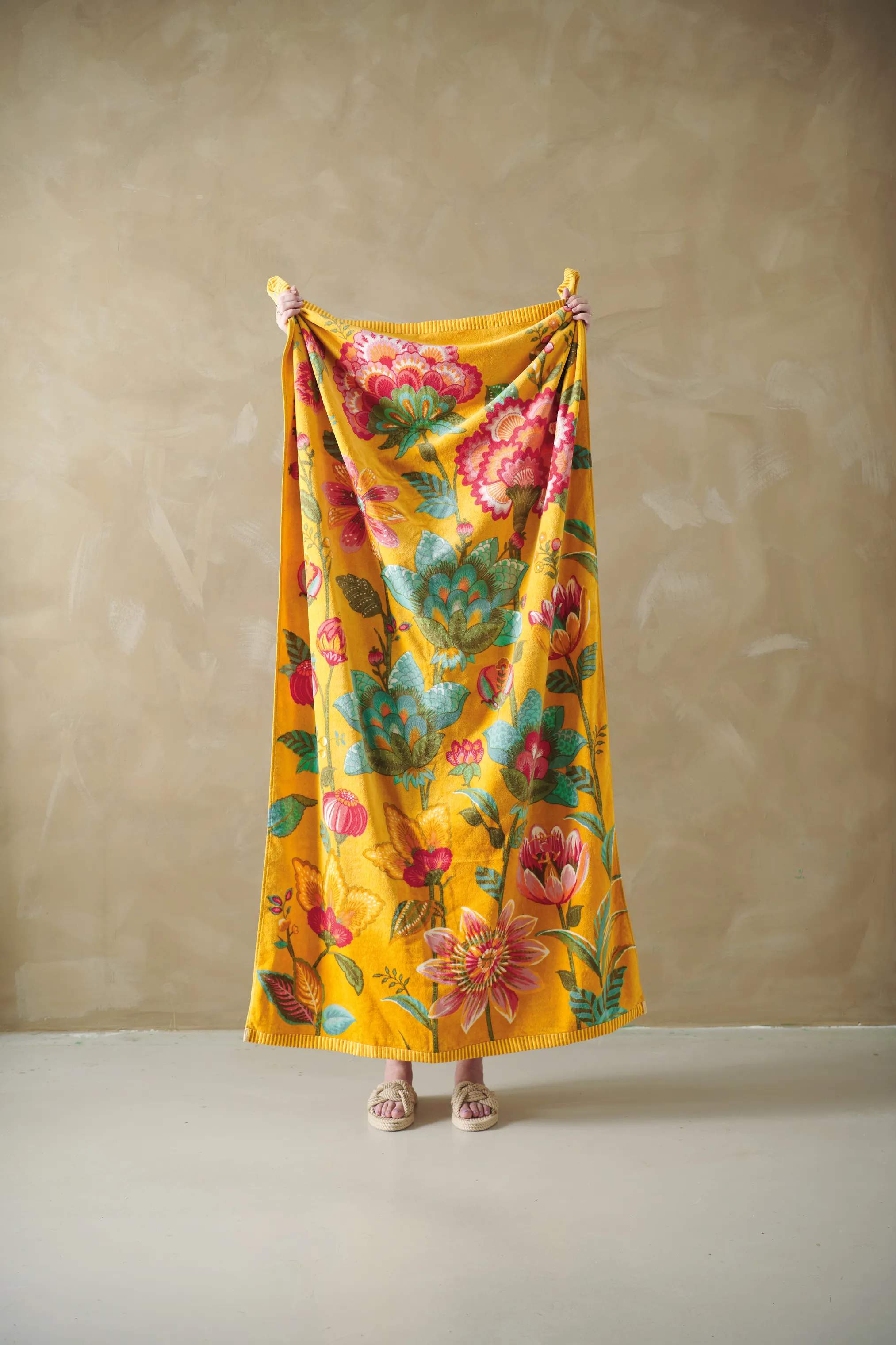 PIP Studio Håndklæder Sunny Side Up Badehåndklæde i Yellow, 2