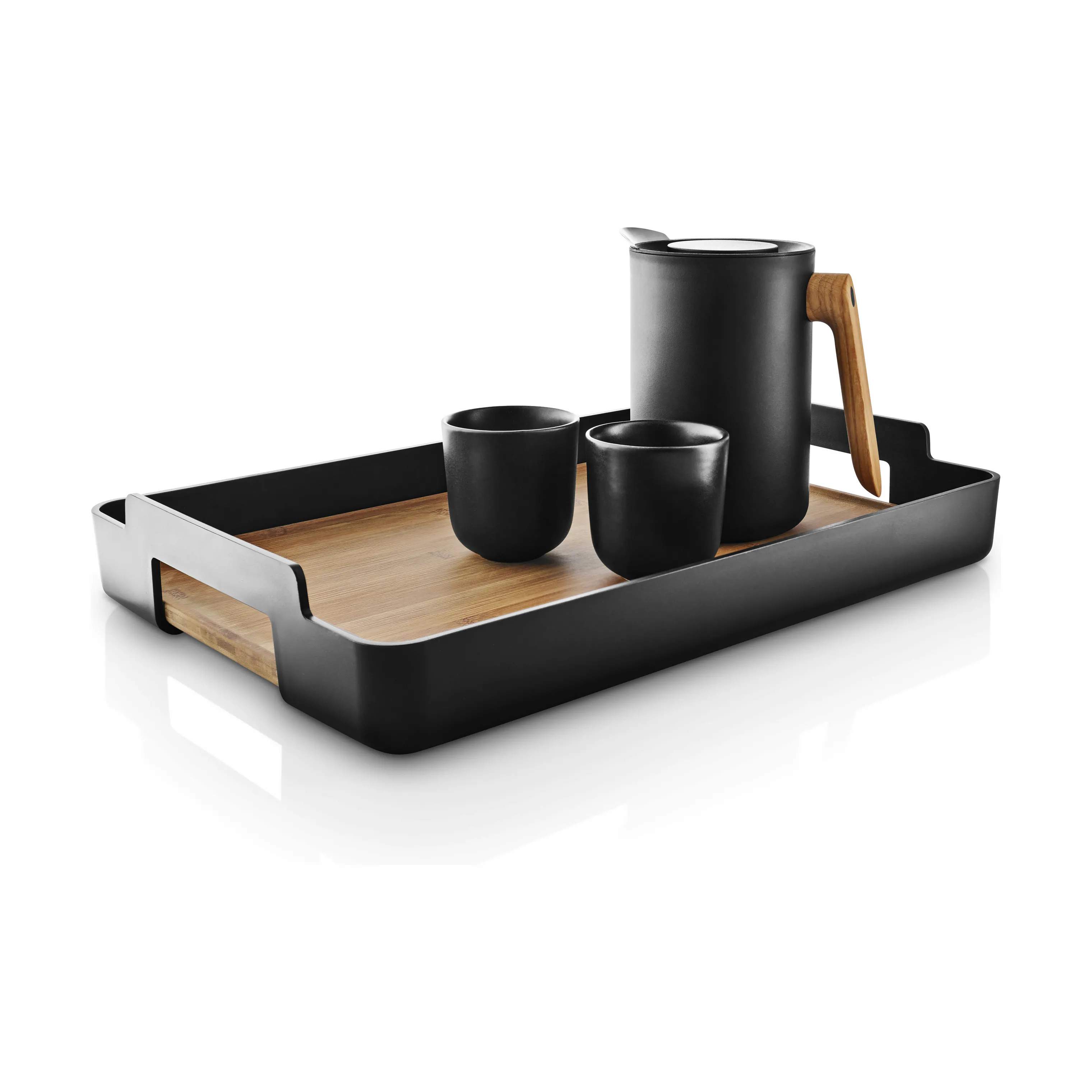 Eva Trio Bakker Nordic Kitchen Serveringsbakke i Sort/natur, 3