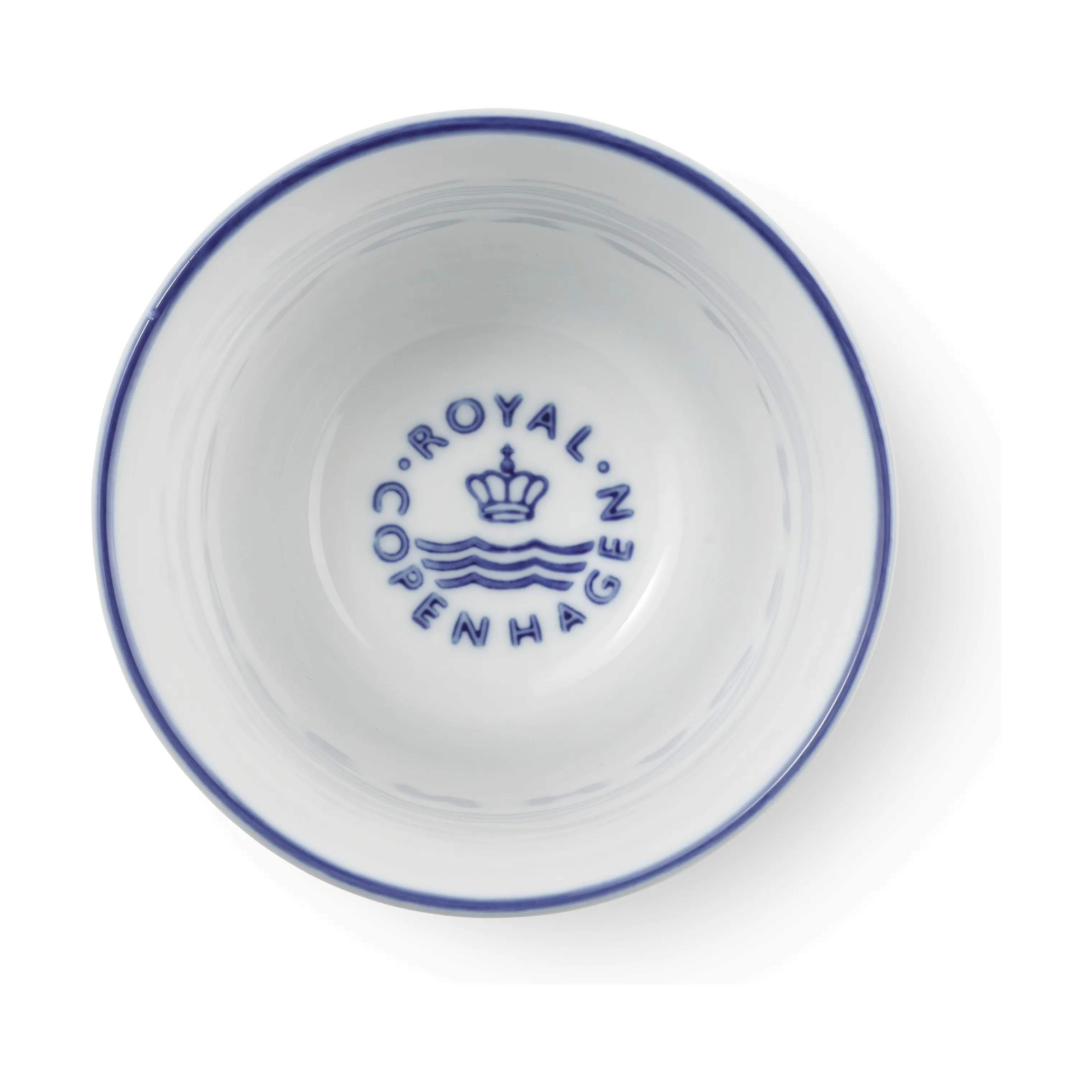 Royal Copenhagen Krus og kopper uden hank Blueline Termokop i Hvid/blå, 26 cl, 4