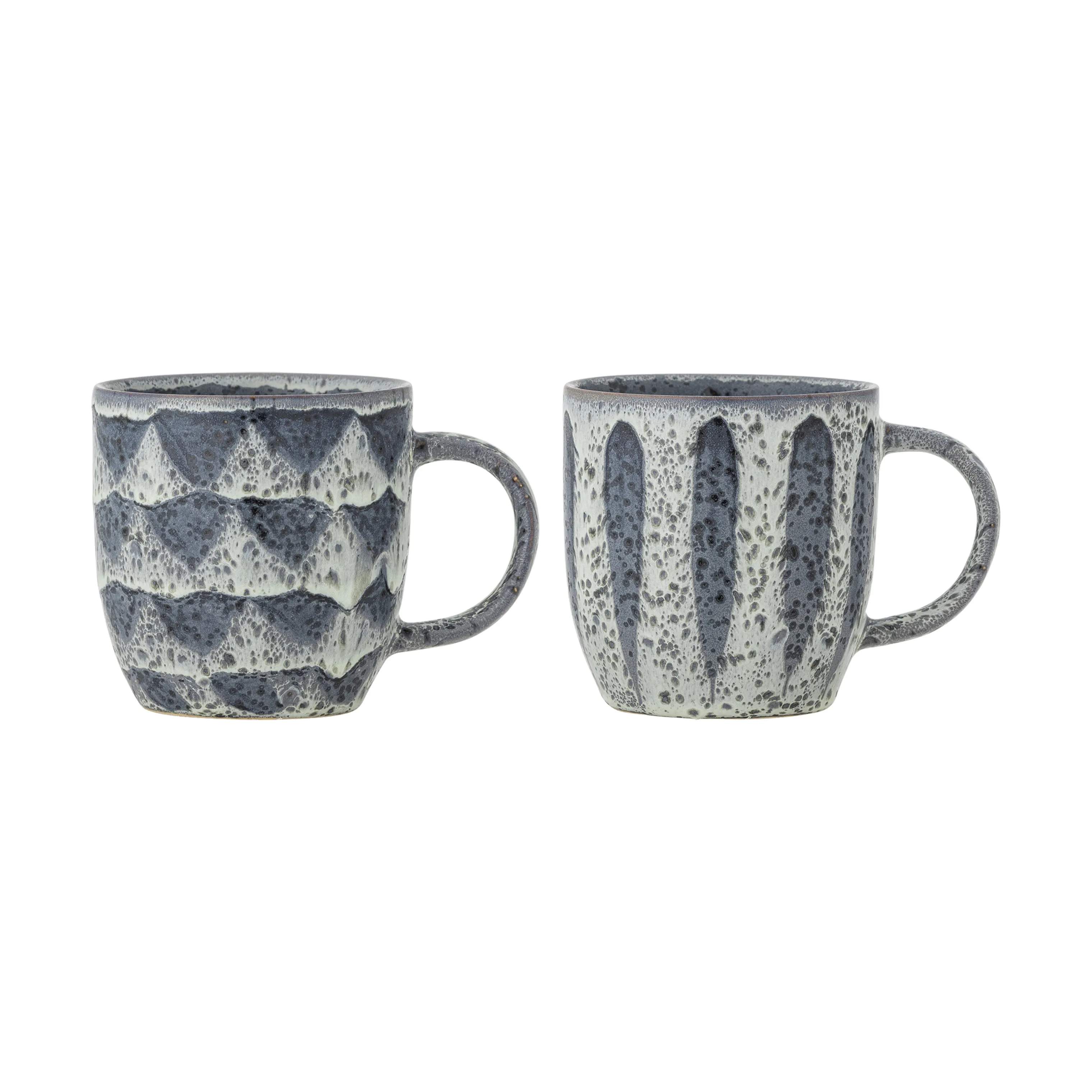 Creative Collection Krus og kopper med hank Ramie Krus - 2 stk. i Grå, 1