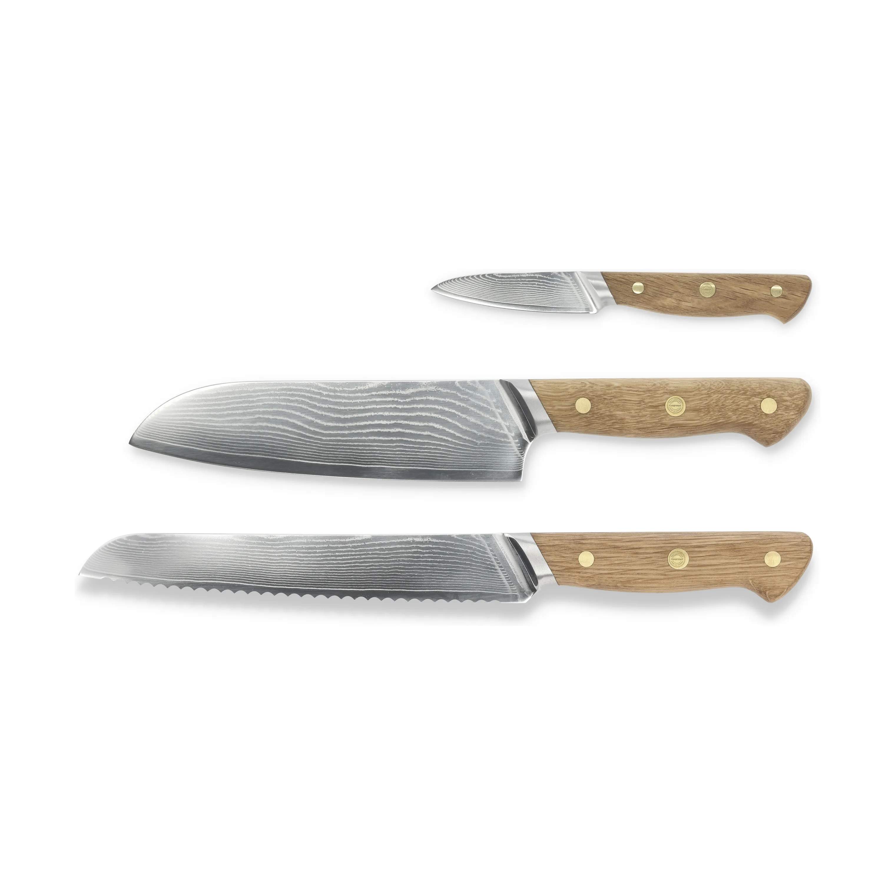 Pillivuyt Gourmet Knivsæt Douron Knivsæt - 3 dele i 3 dele, 1