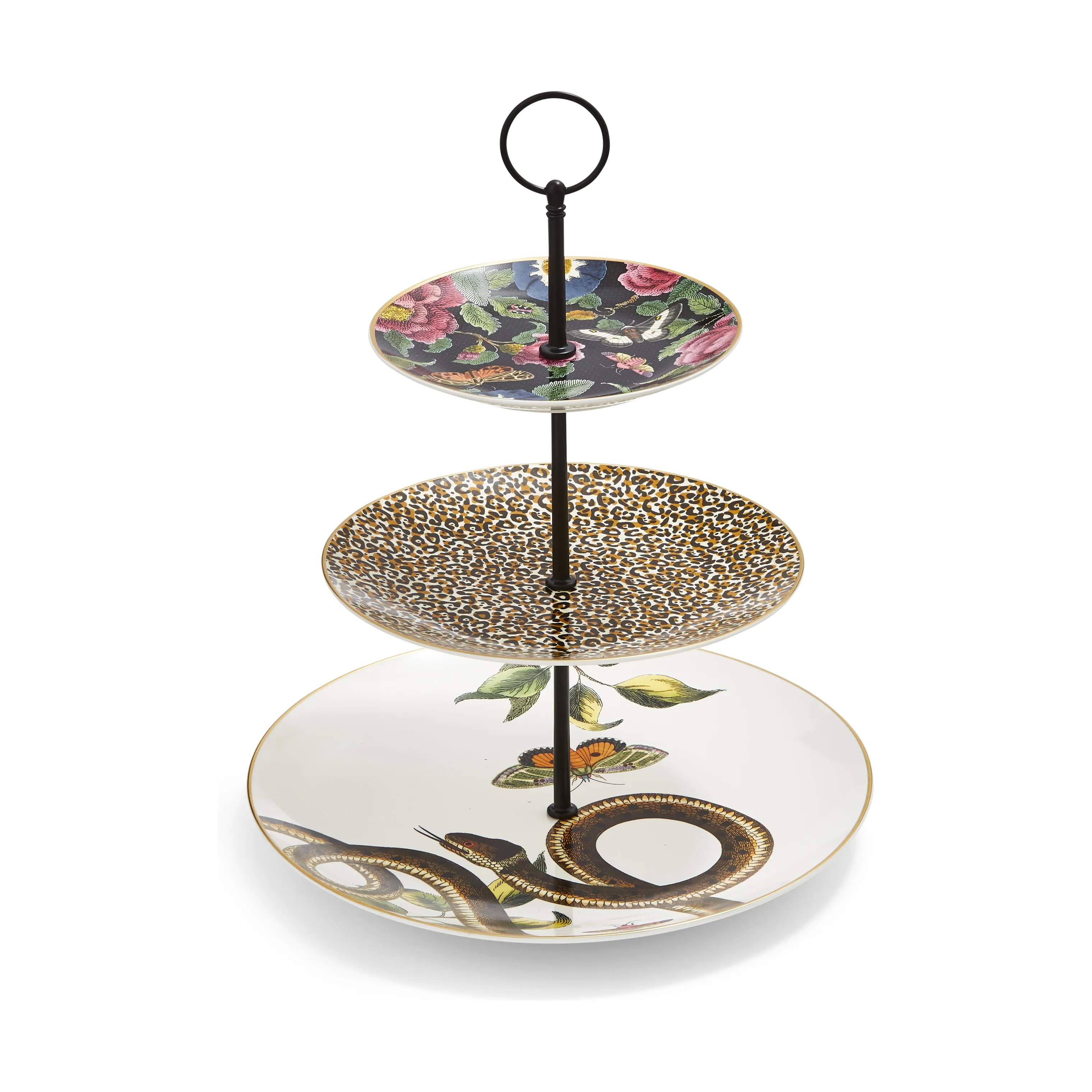 Spode Etagere Creatures Of Curiosity Étagère i sort/hvid/Lyserød/Grøn/guld, 1