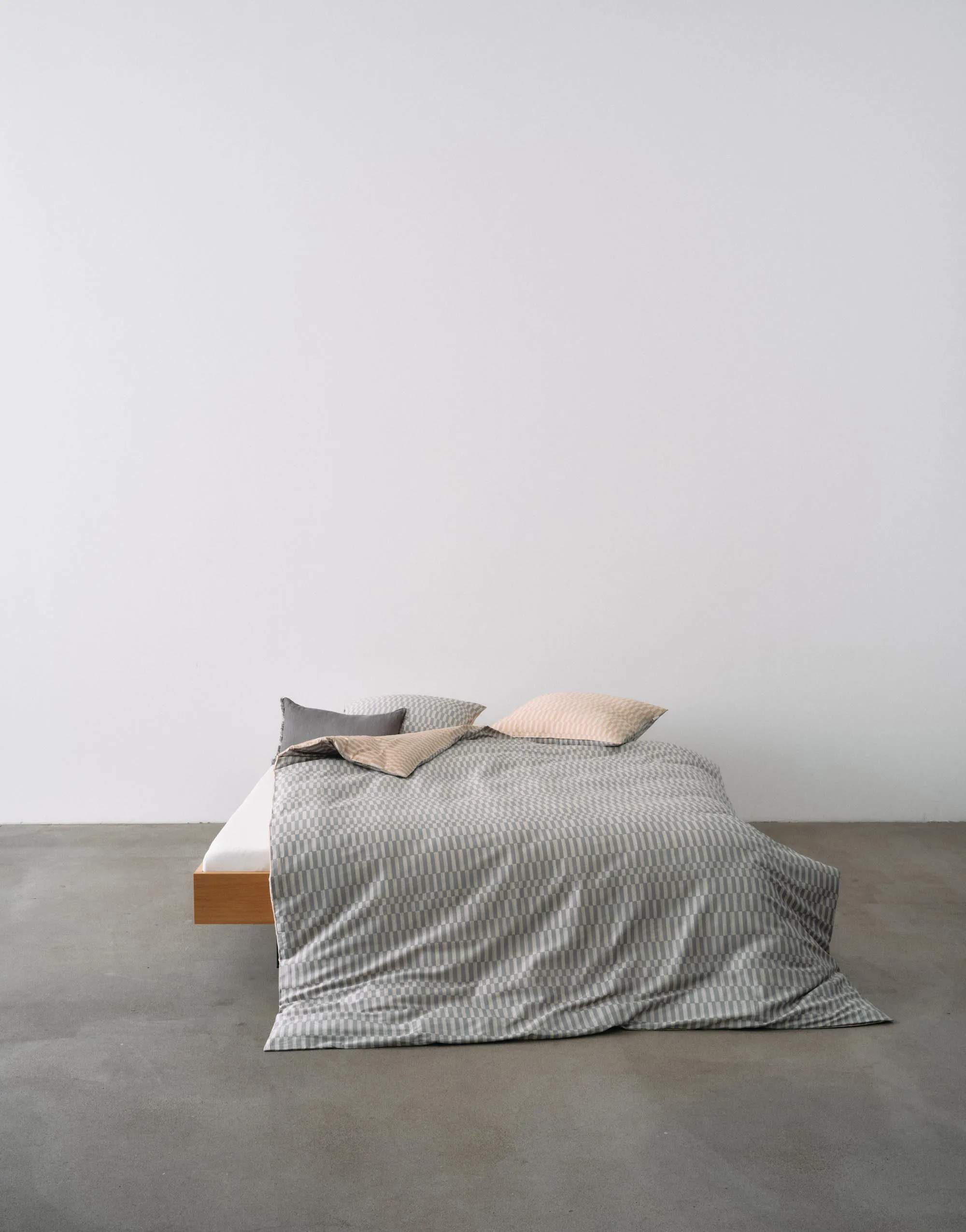 Marc O'Polo Sengetøj Sillia Sengetøj i Neutral grå, B140 x L200 cm, 3