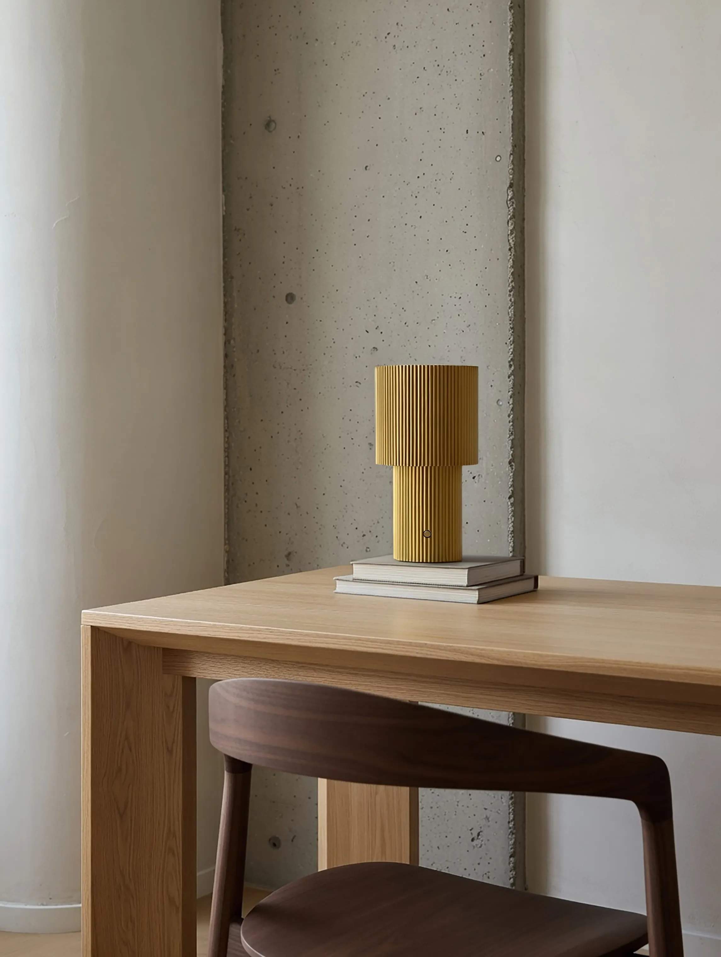 Herstal Bordlamper Iluma Bordlampe i Guldfarvet, 3