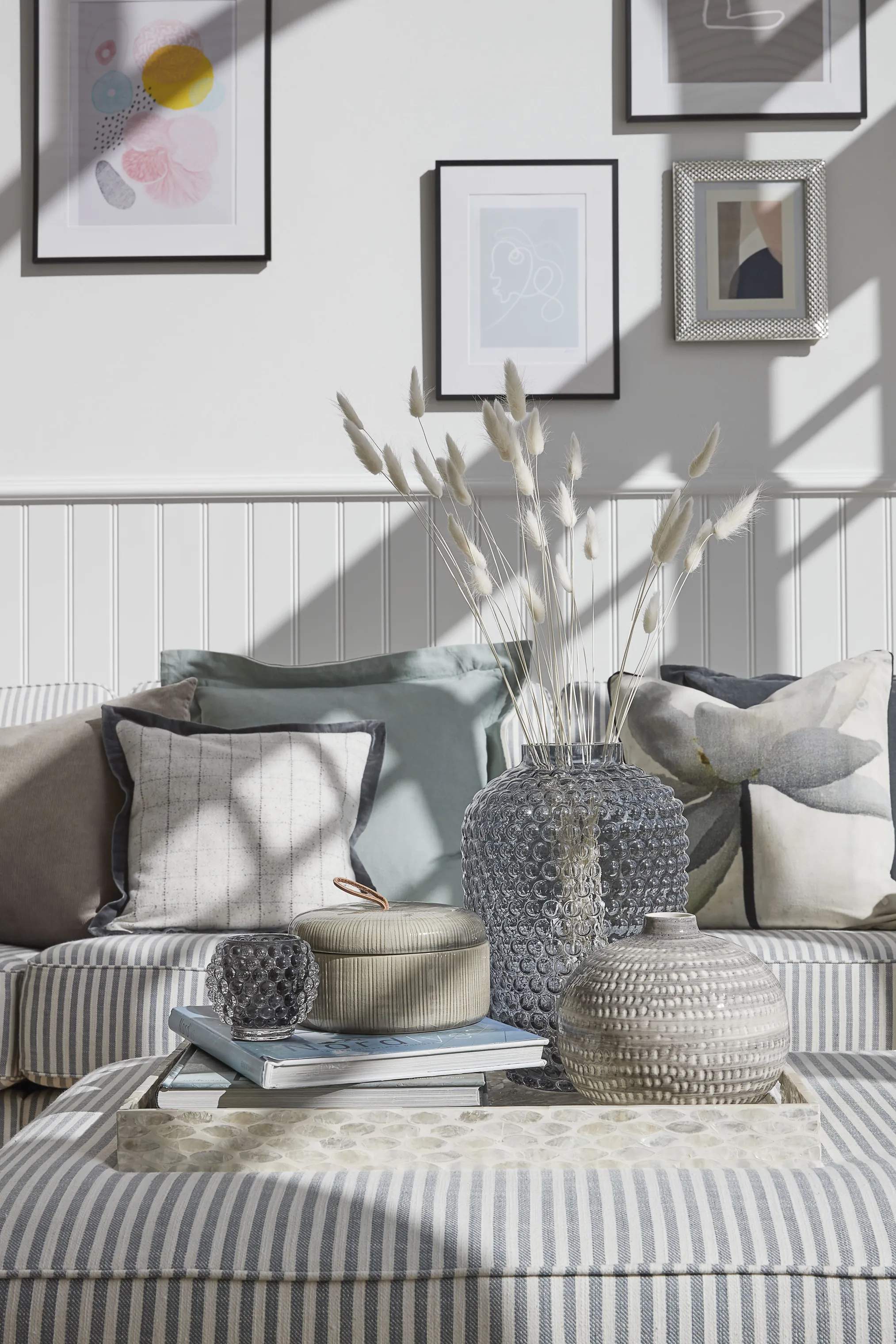 Lene Bjerre Vaser Dorinia Vase i Grå, 2