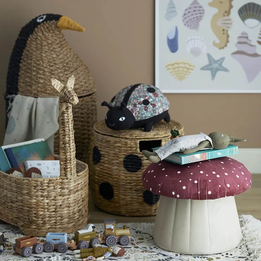Bloomingville Mini Kurve MINI Tazia Kurv m. låg i Sort, 2
