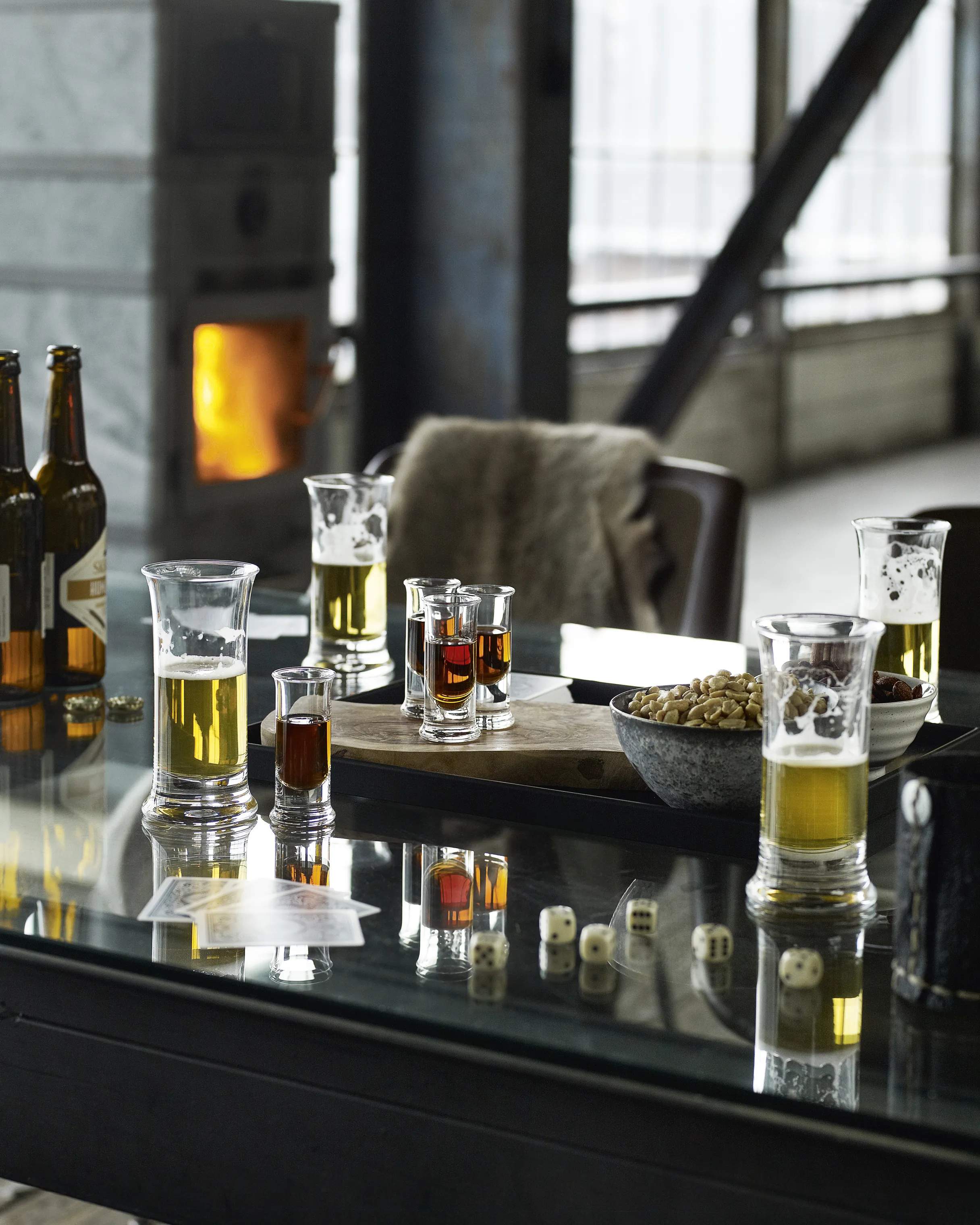 Holmegaard Ølglas No. 5 Ølglas i klar, 30 cl, 2