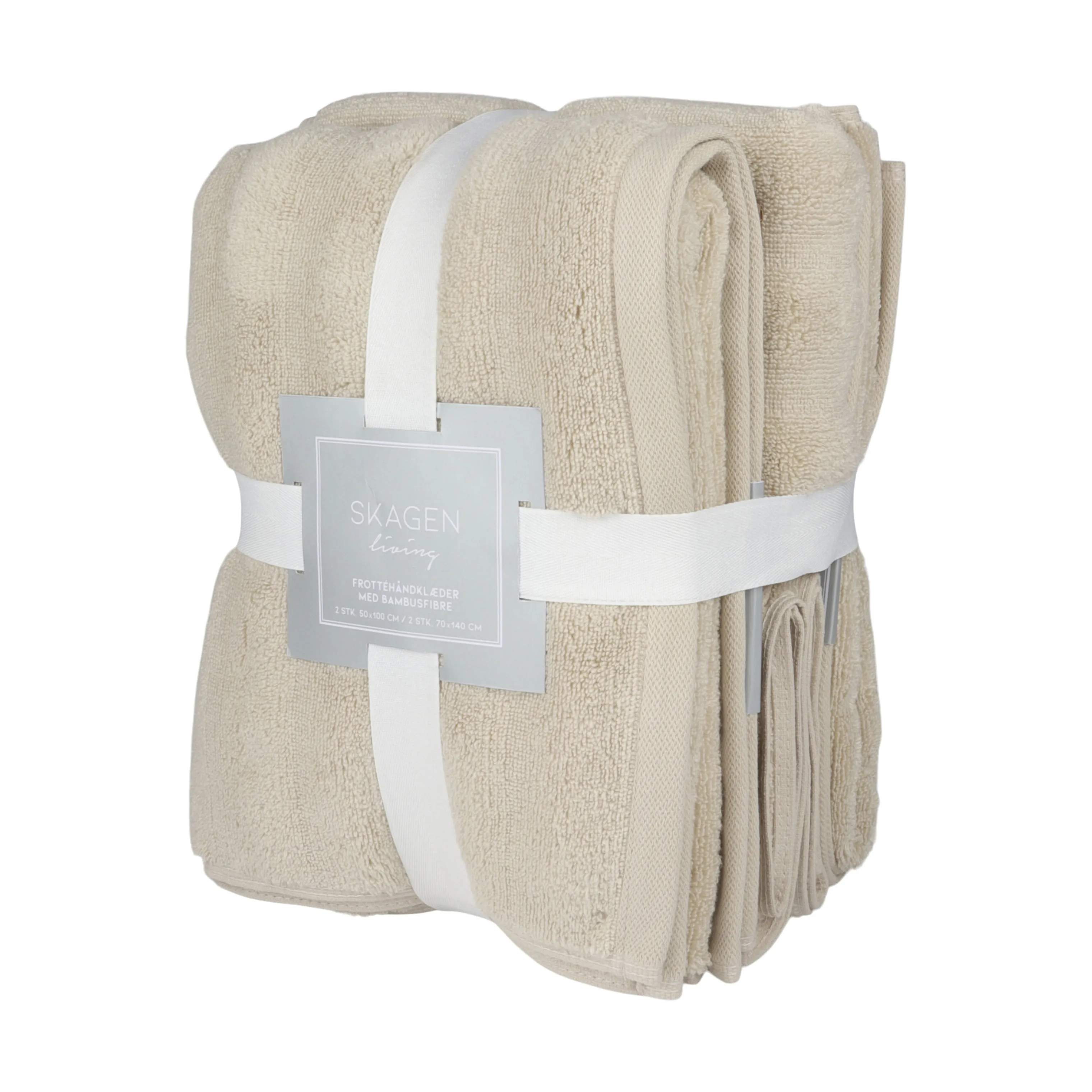 SKAGEN living Håndklæder Håndklæde - 4 stk. i Beige, 2