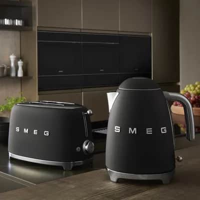 Smeg Brødristere 50's Style Brødrister i mat sort, 2