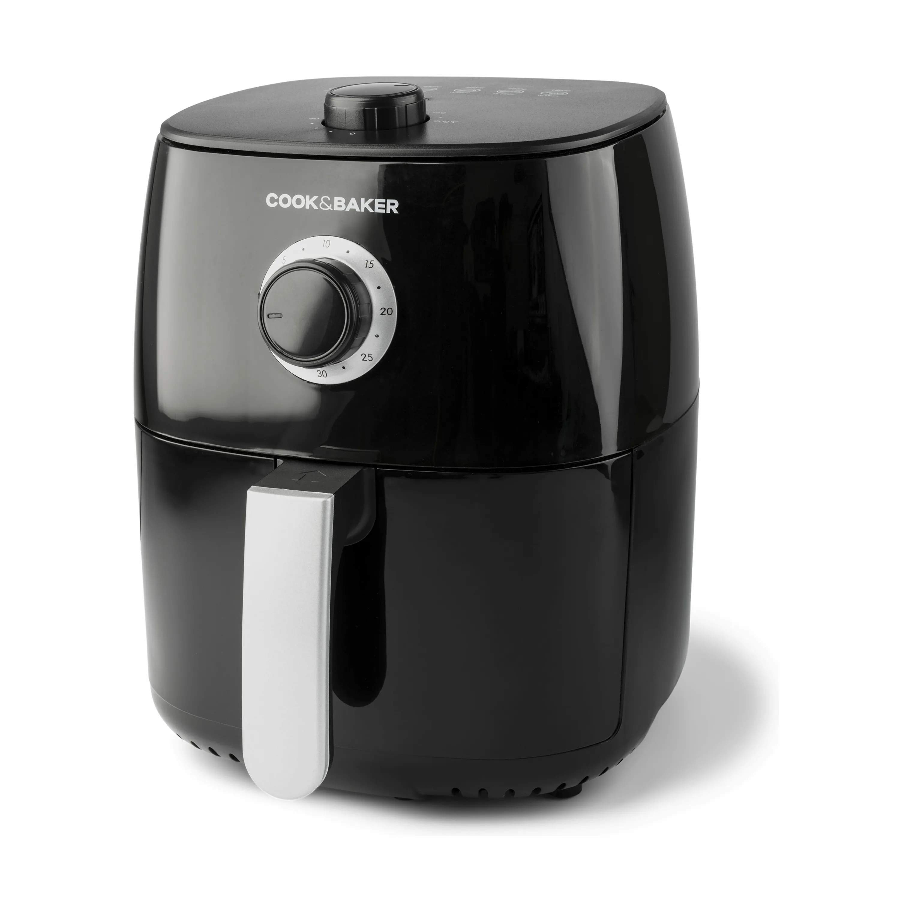 Mini airfryer, sort, large