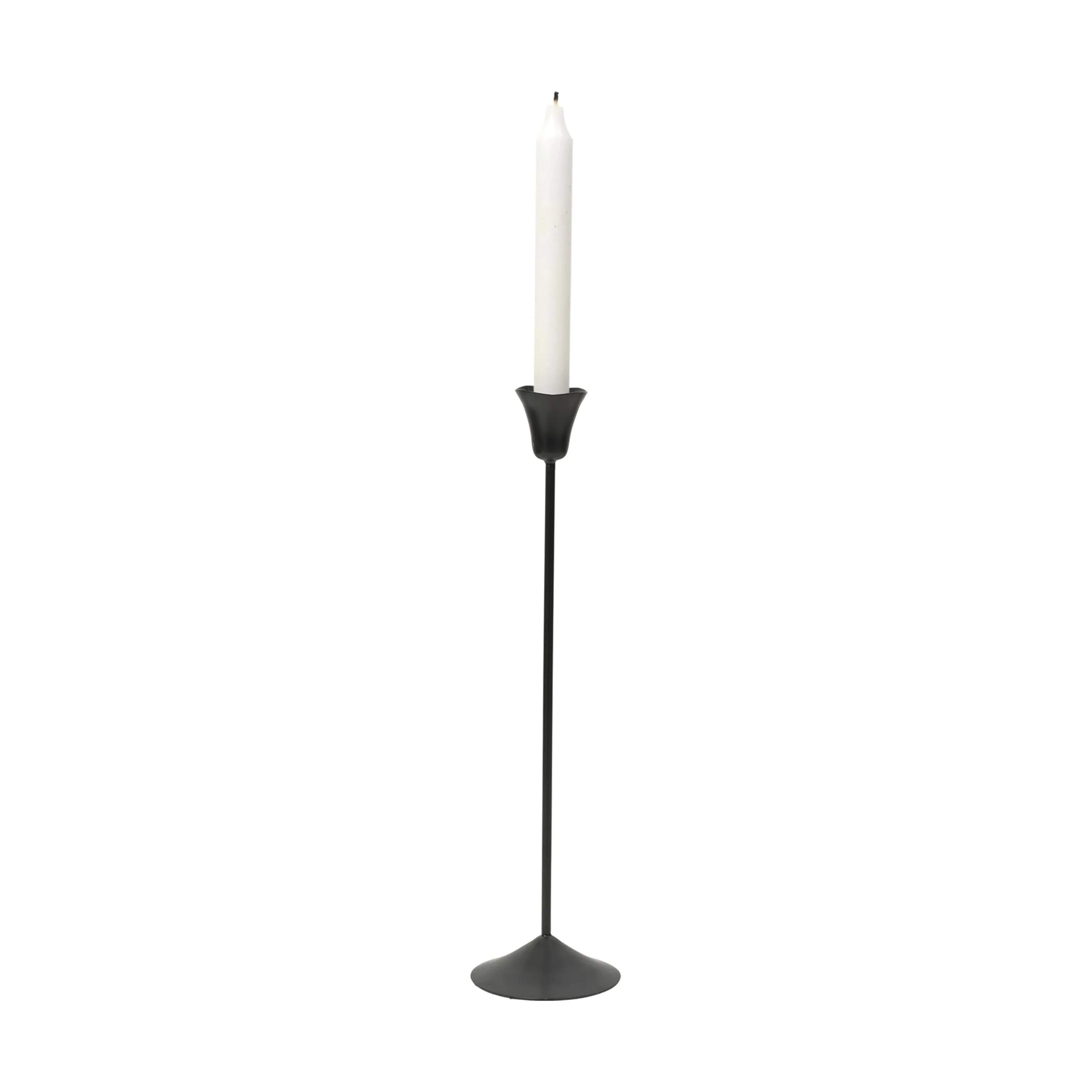 Broste Copenhagen Kronelysestage Ria Lysestage i Sort, 36 cm, 1