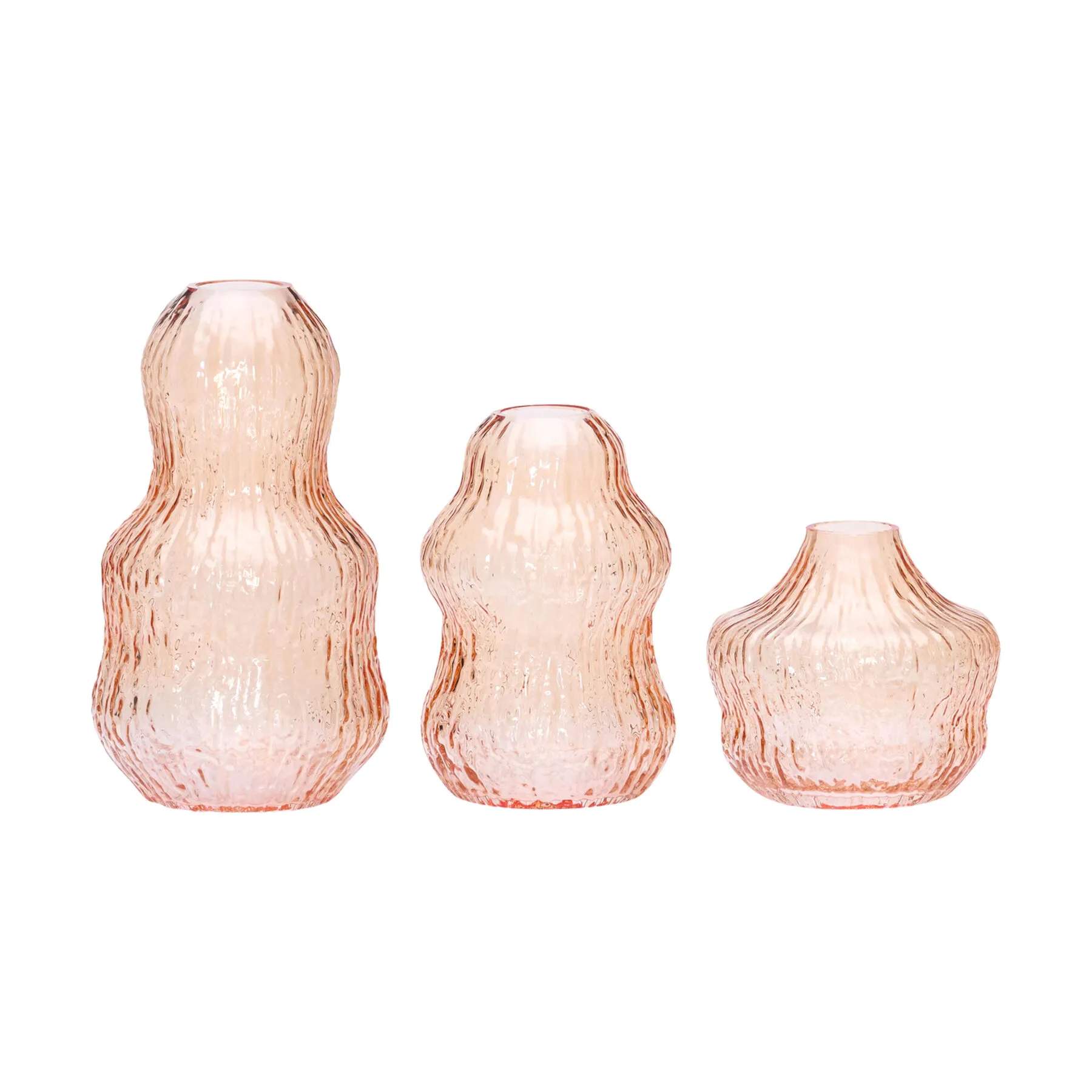 Hübsch Vaser Fuyu Vase - 3 stk. i Brun, 1