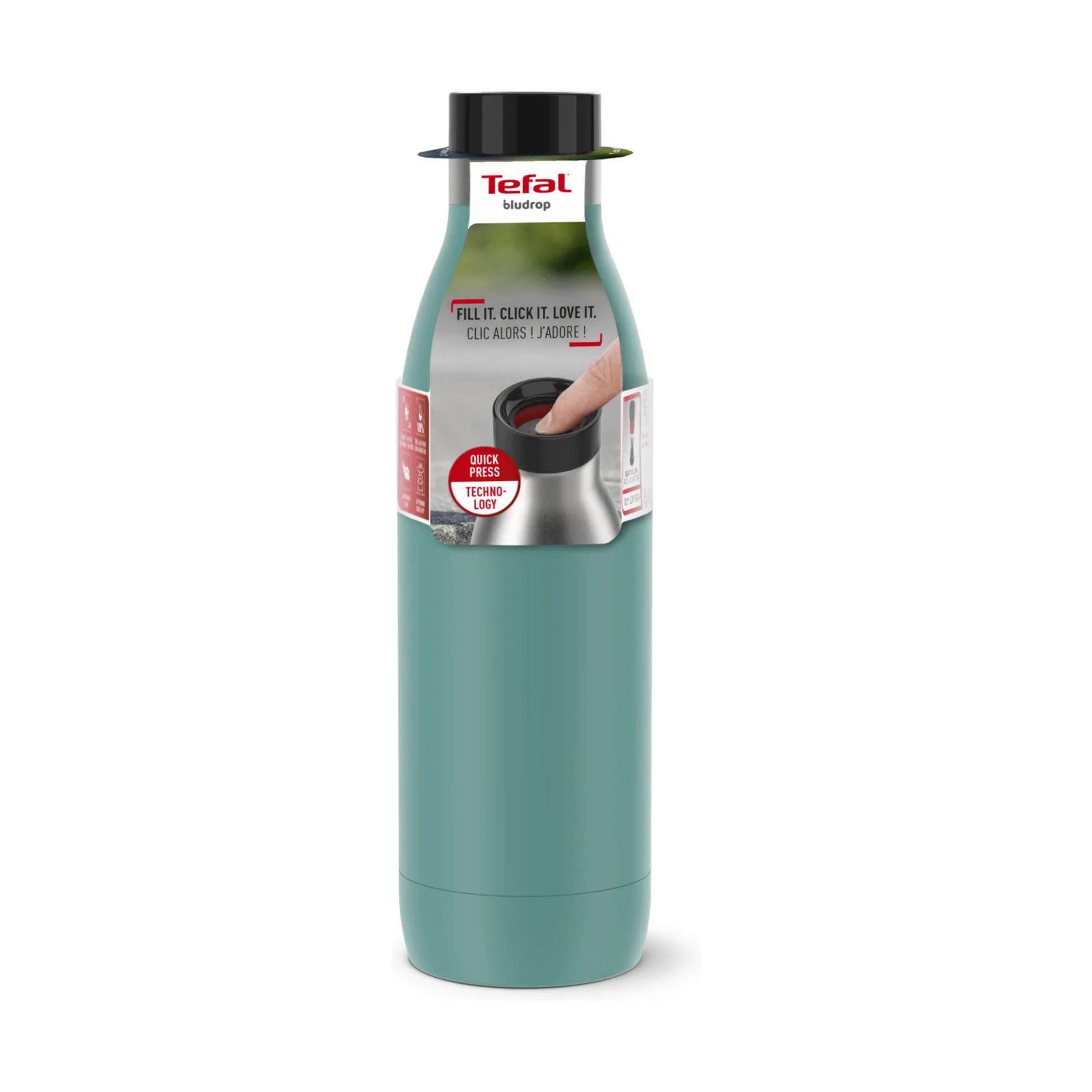 Tefal Termoflasker Bludrop Basic Termoflaske i Grøn, 70 cl, 7