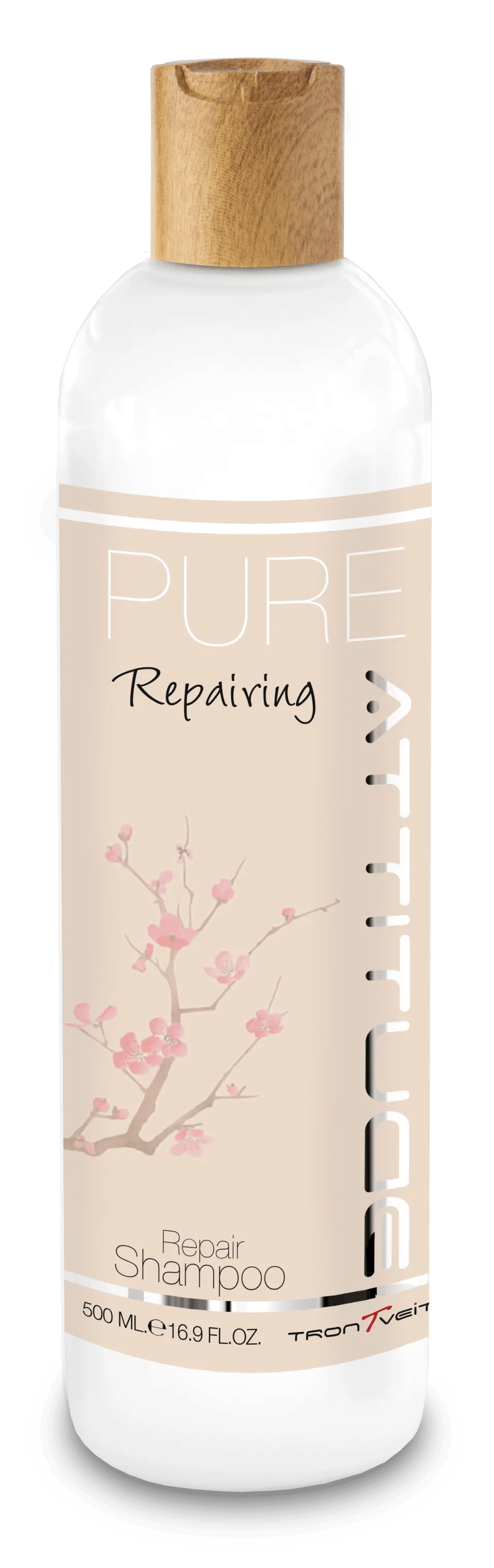 Trontveit Shampoo og hårpleje Pure Attitude Repairing Shampoo i 500 ml, 1