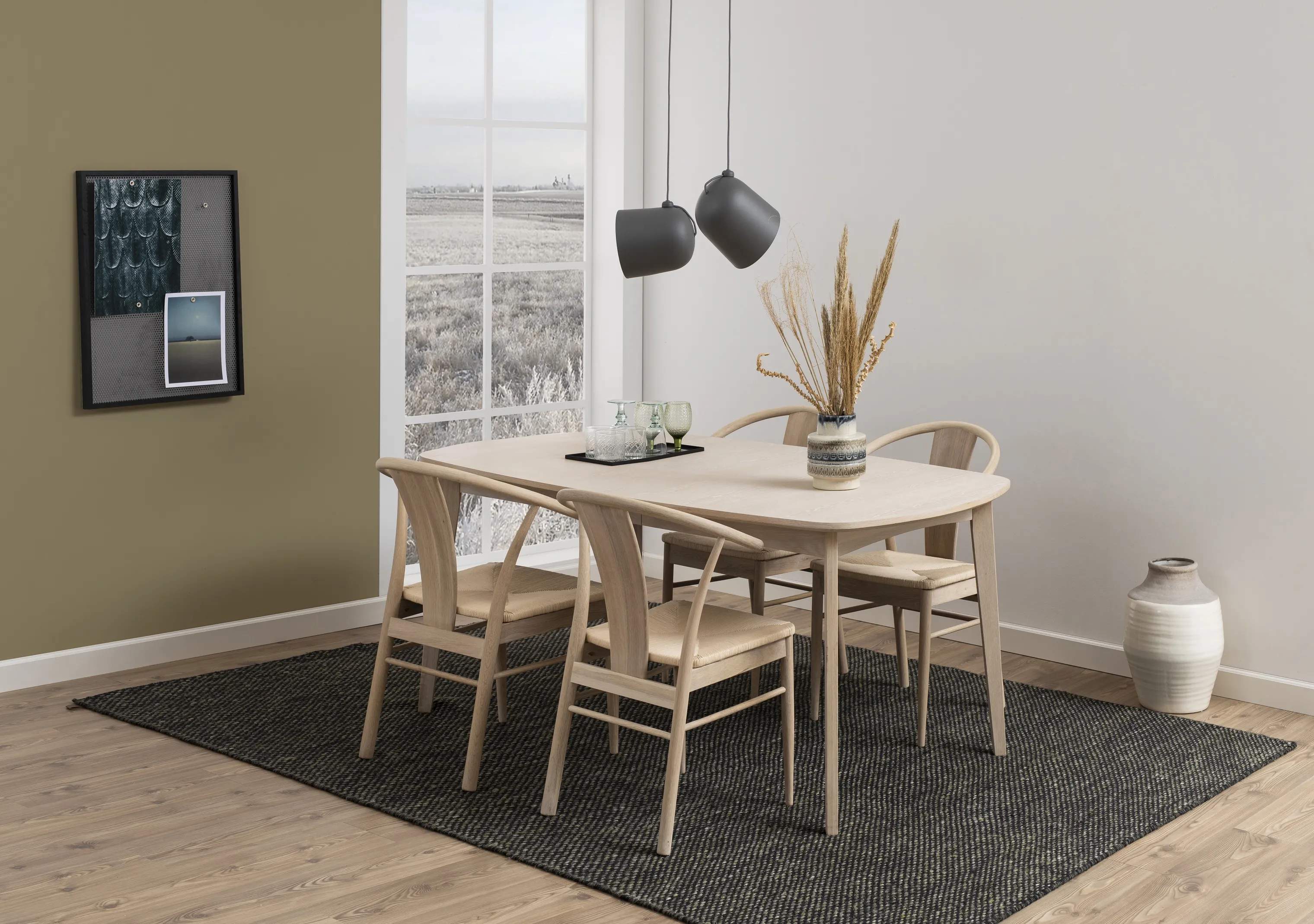 CASA Living Spisebordsstole Janik Spisebordsstol - 2 stk. i Hvid, 3