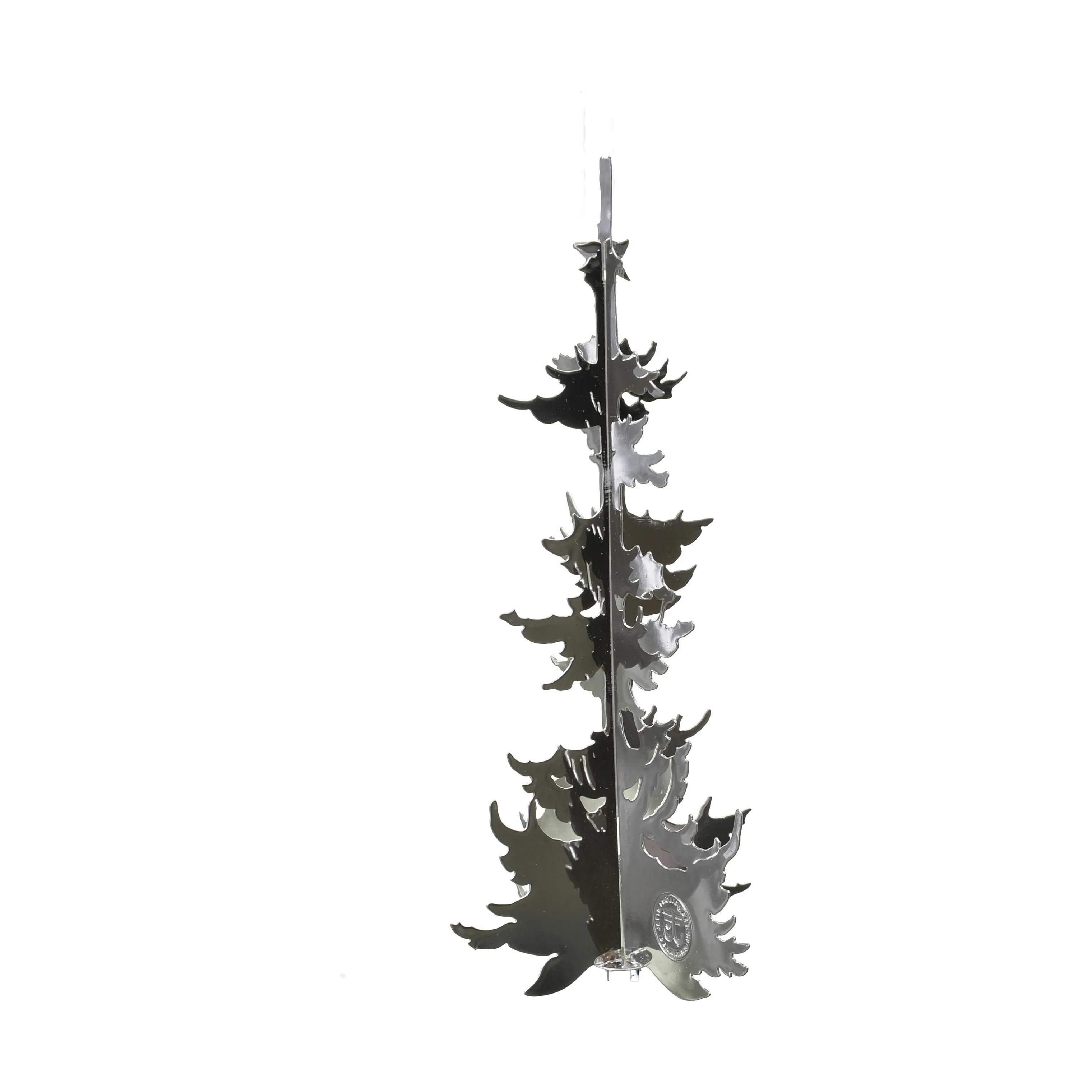 Jette Frölich Design Julefigurer Design Juledekoration Vinterskov træer - 2 stk. i Sølvfarvet, 15 cm, 2