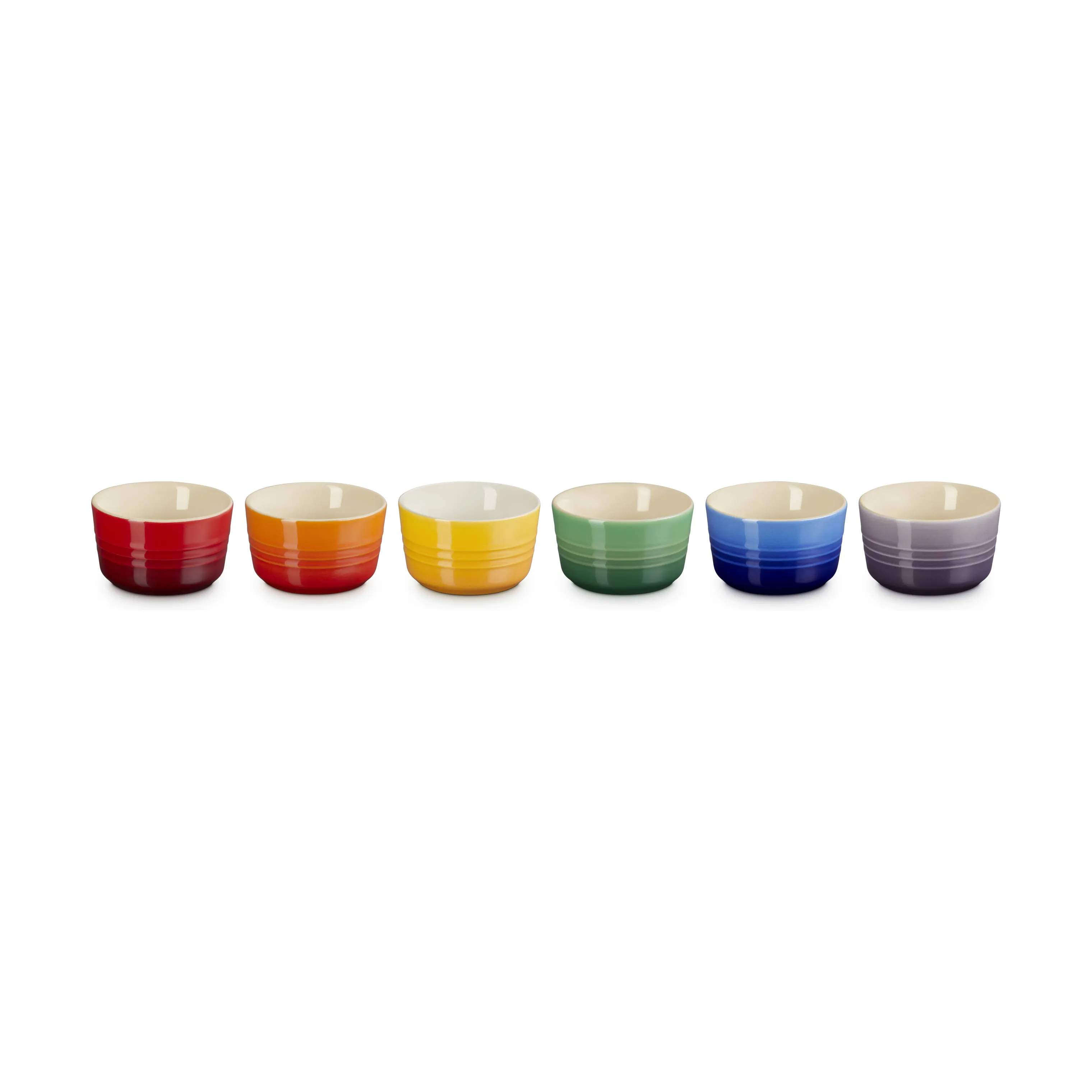 Le Creuset Ramekiner Rainbow Ramekiner - 6 stk. i Rainbow, 1