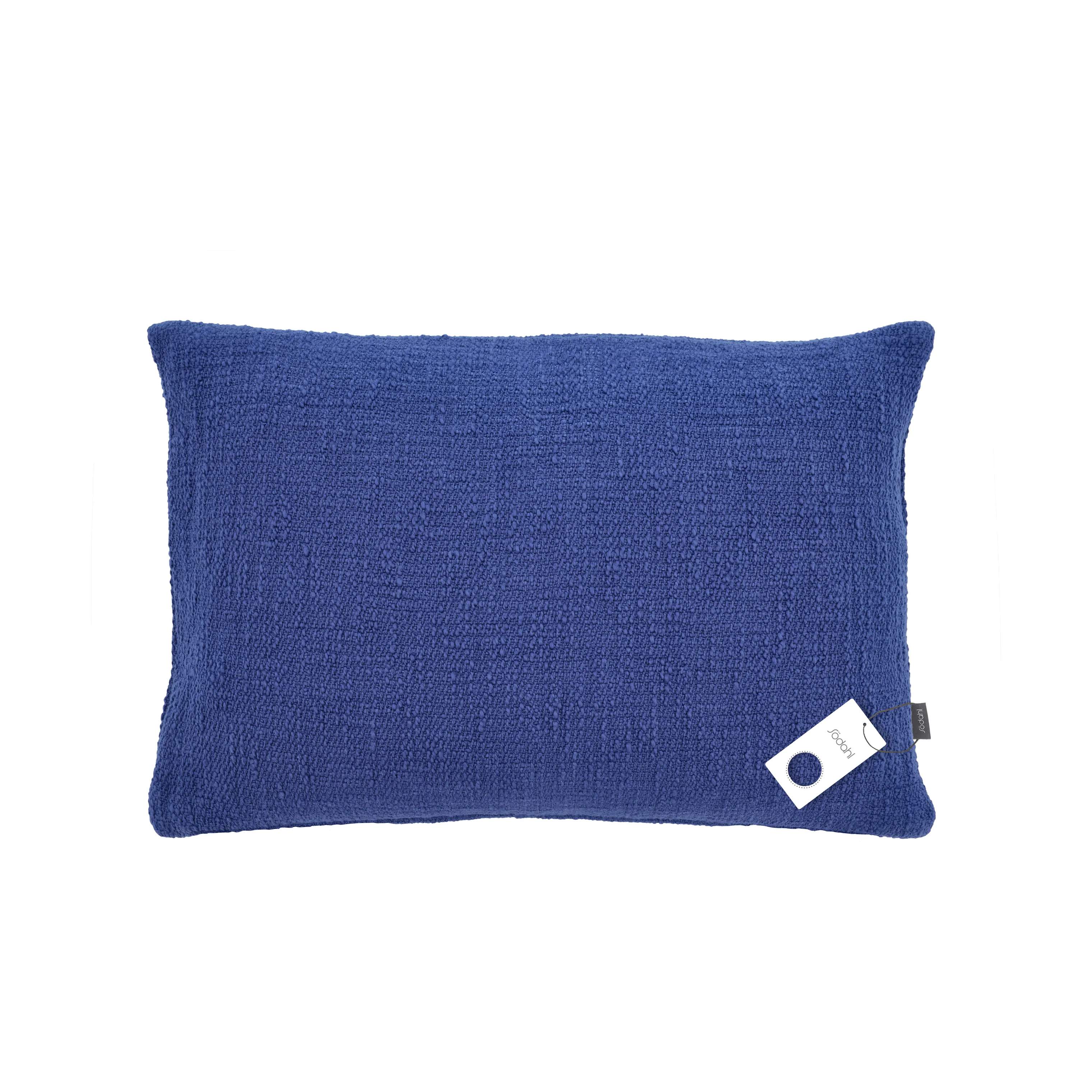 Bouclé Pude, royal blue, large