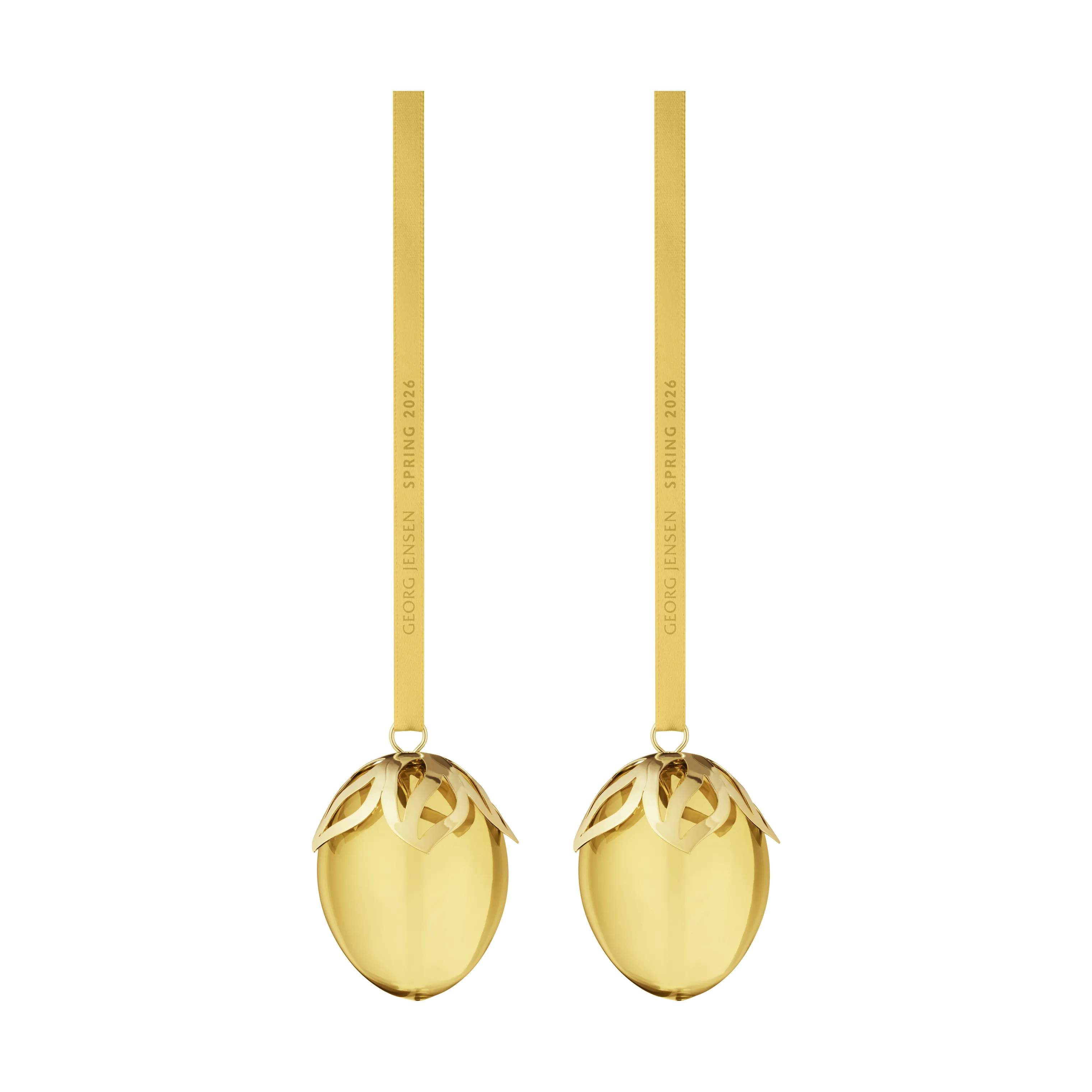 Georg Jensen Påskeæg og ophæng Påske kollektion 2026 Påskeæg - 2 stk. i Gul, 1