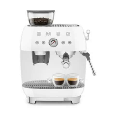 50's Style Espressomaskine, hvid, large