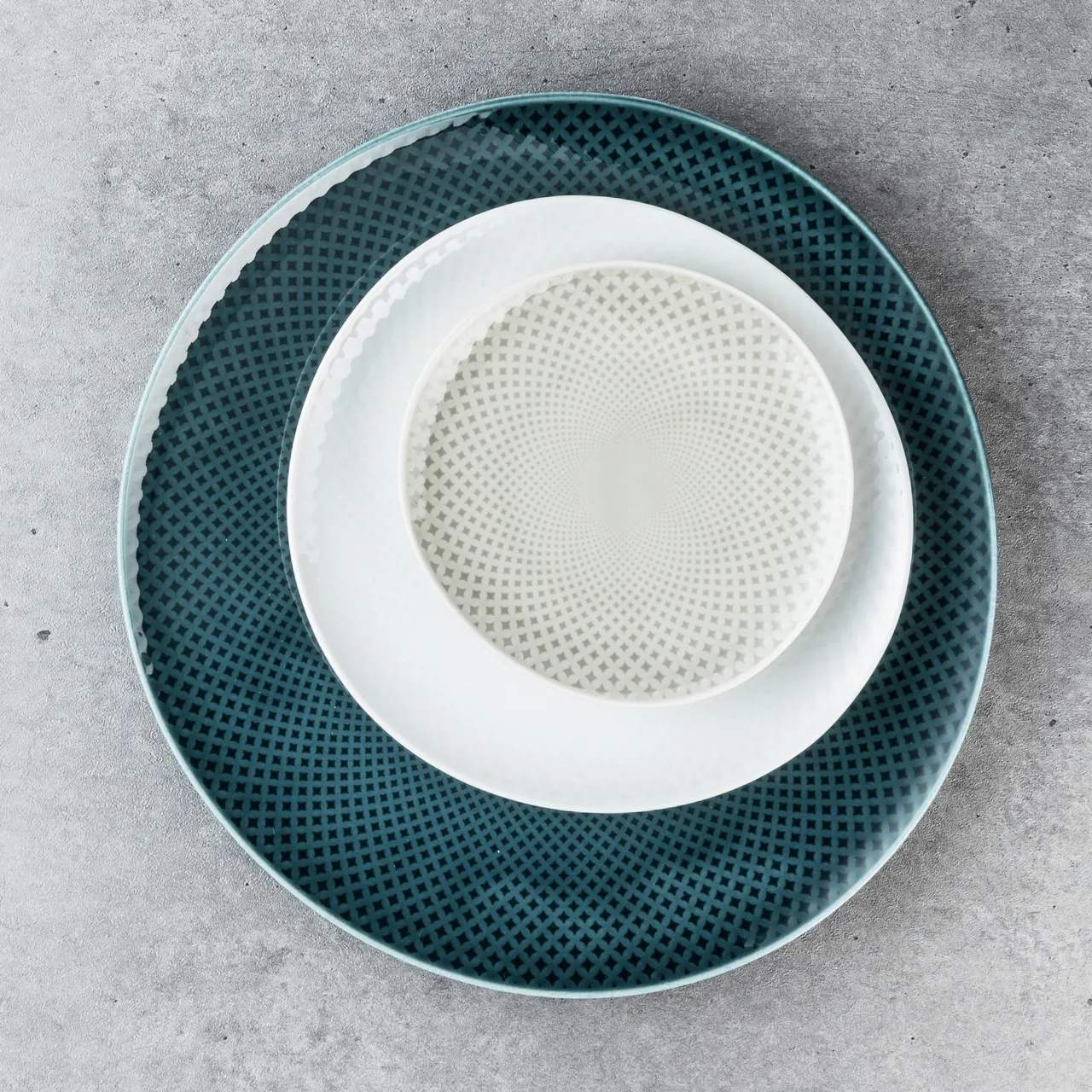 Rosenthal Middagstallerkener Junto Middagstallerken i Blå, 31,5 cm, 2