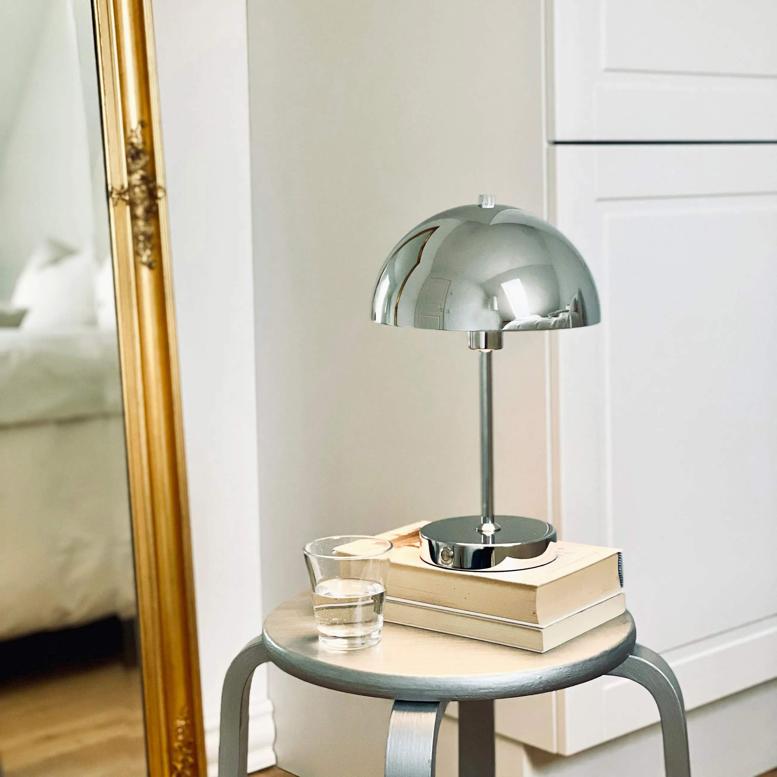 Dyberg Larsen Bordlamper Stockholm LED Bordlampe i Krom, 2