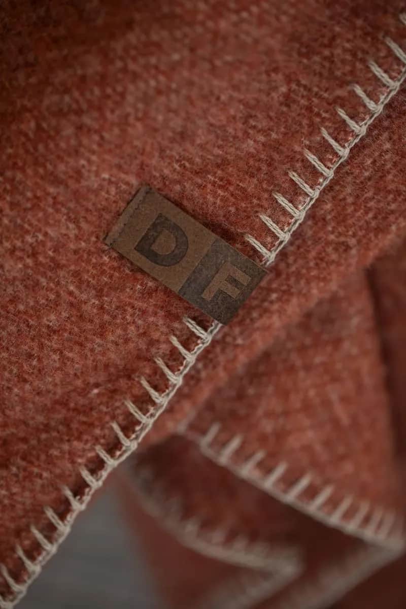 Fusenegger Plaider Merano Plaid i Terra Cotta, 2