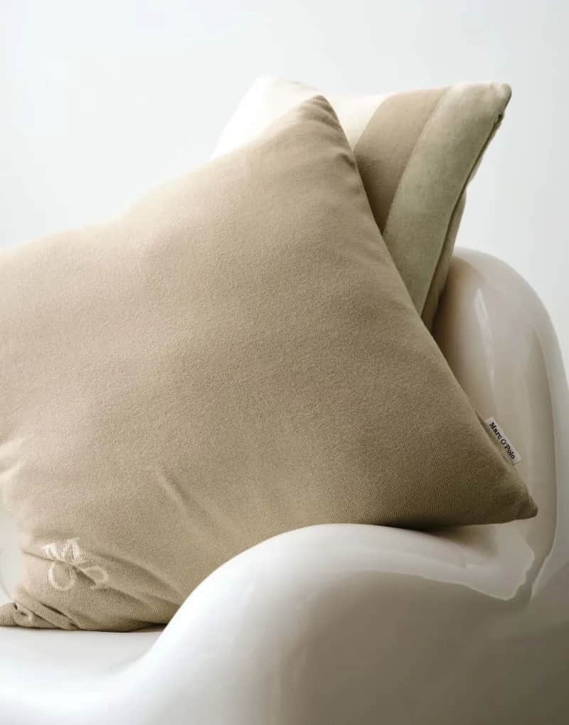 Marc O'Polo Pyntepuder Statement Pyntepude i Dark sand, B50 x L50 cm, 2