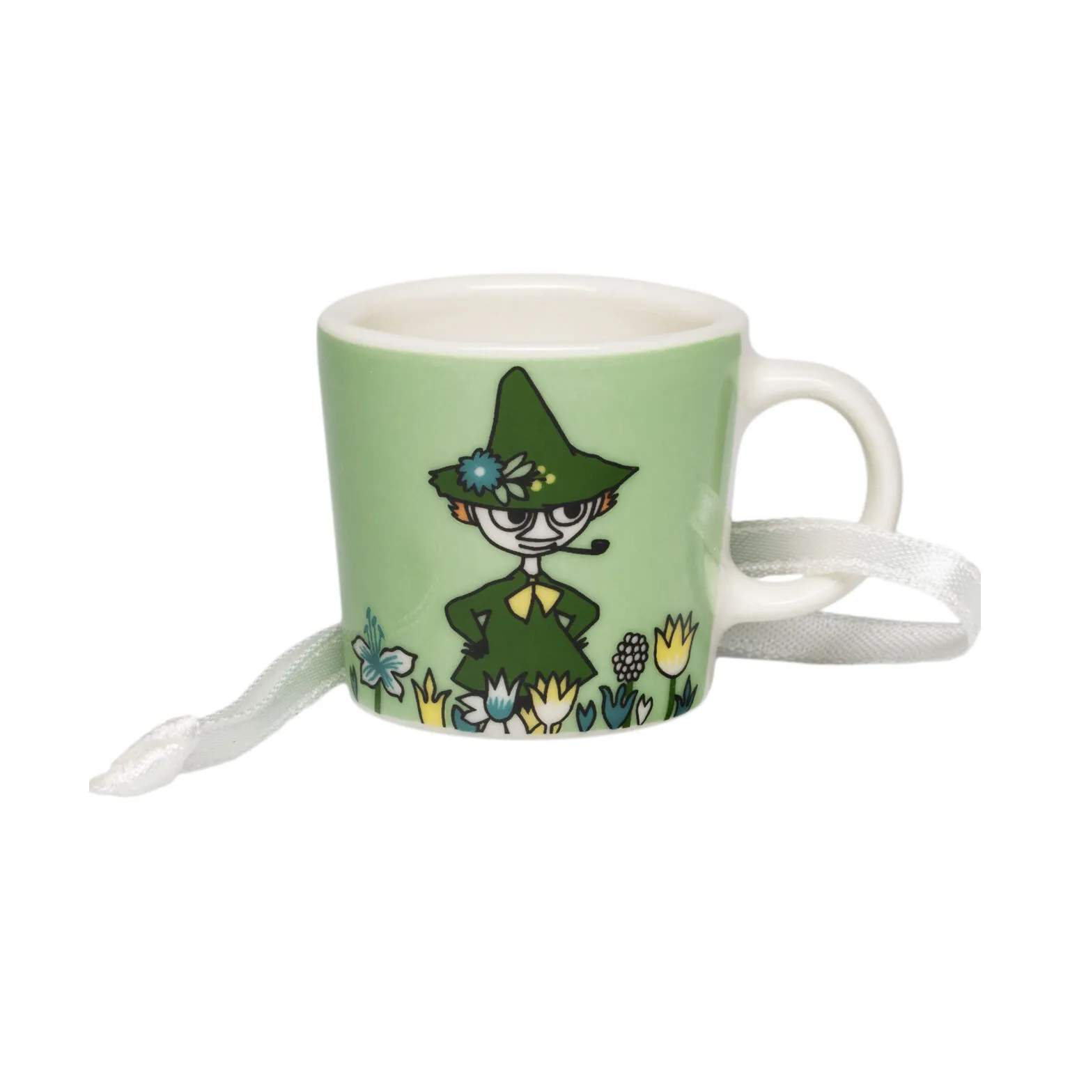 Moomin Arabia Krus og kopper med hank Klassisk Minikrus - Mumrikken i Mumrikken/grøn, 1