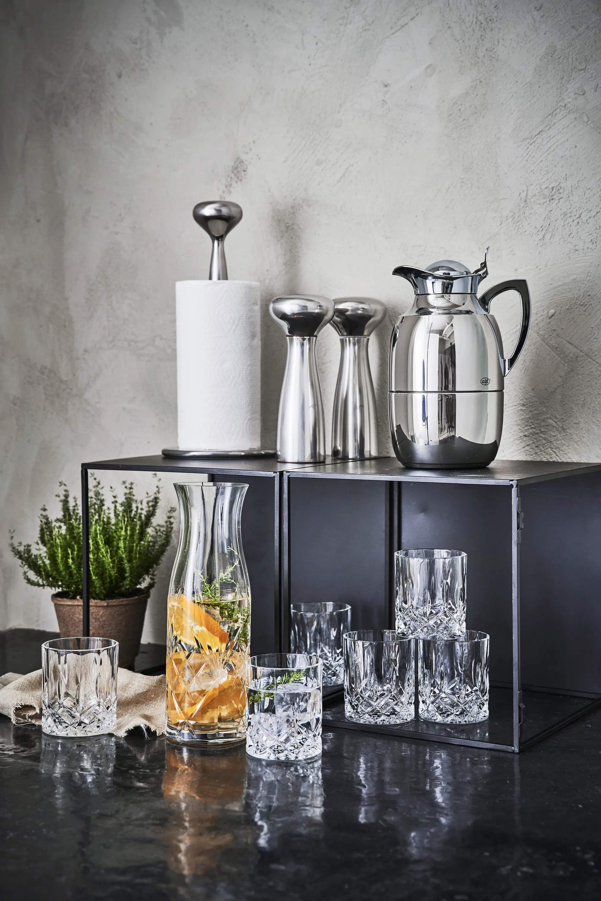 Georg Jensen Køkkenrulleholdere Alfredo Køkkenrulleholder i Mat/Stål, 4
