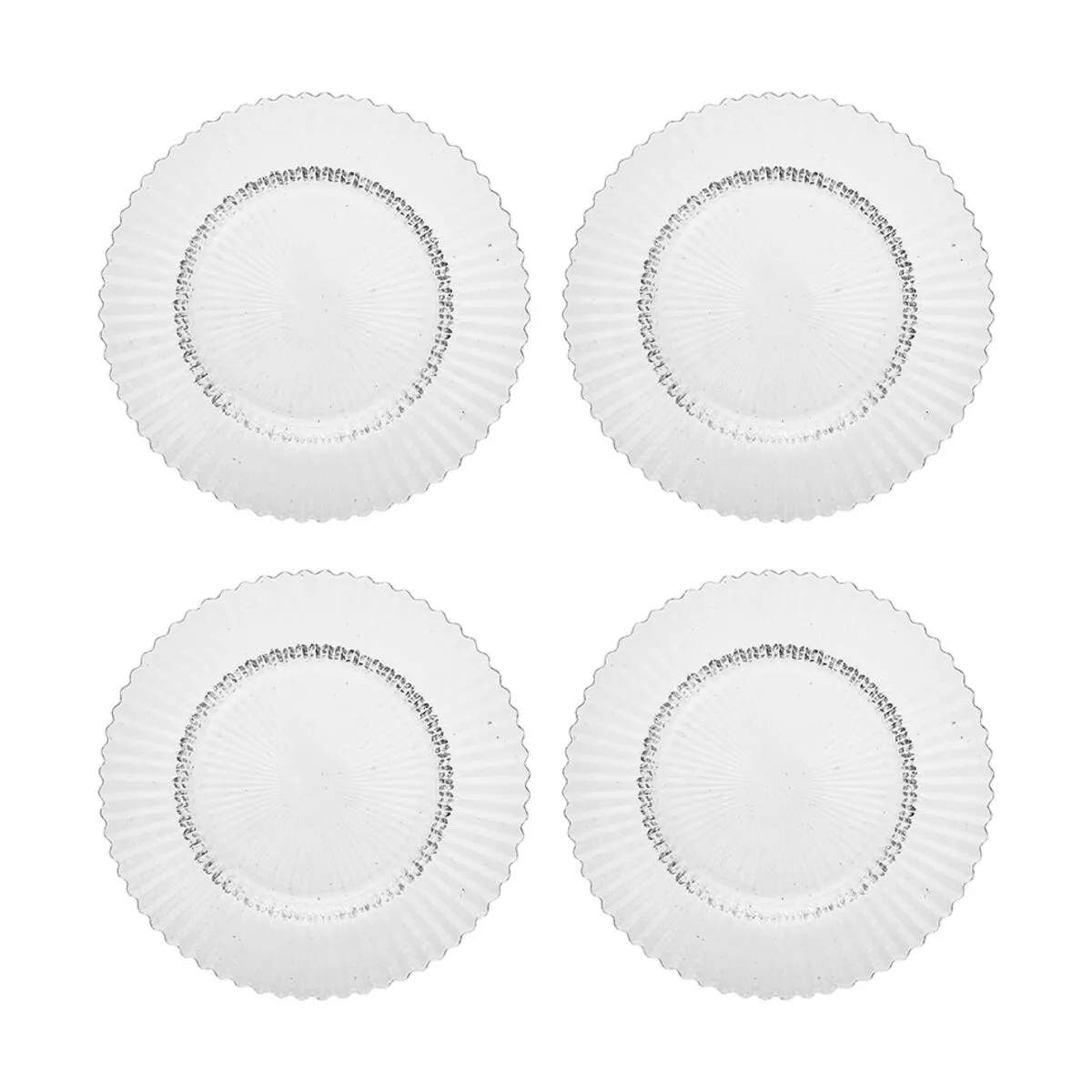 Fortessa Frokosttallerkener Archie Frokosttallerken - 4 stk. i Clear, 1