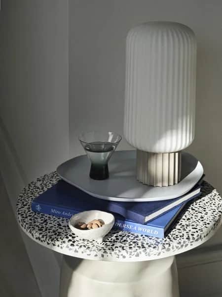 Broste Copenhagen Sideborde Agari Bord i Rainy Day Grey, 3