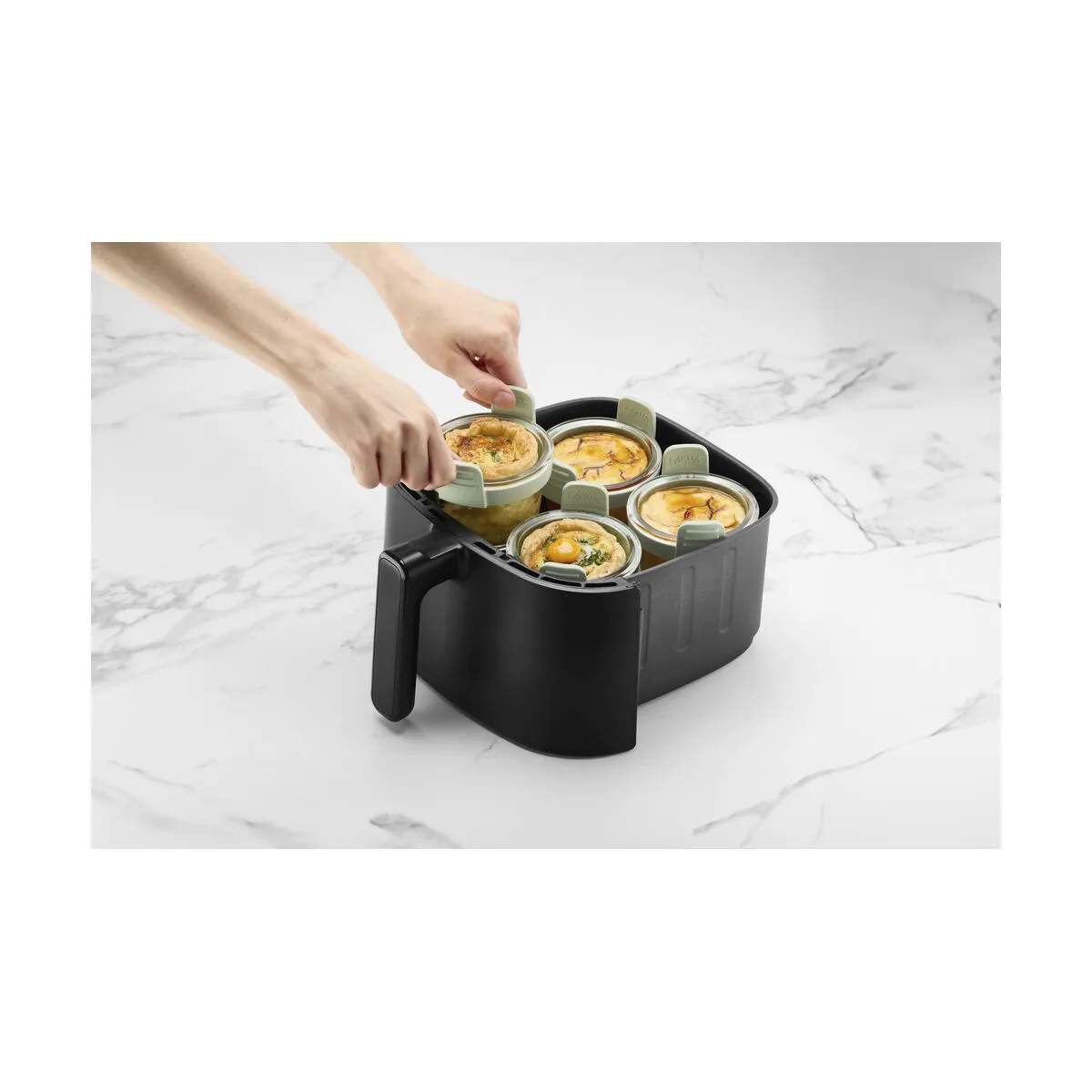 Lékué Tilbehør til airfryers Airfryer Minikopper - 4 stk. i Klar, 4