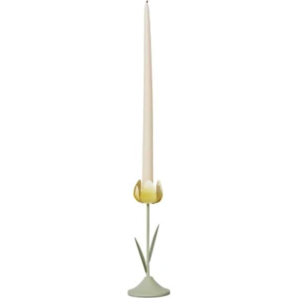 Broste Copenhagen Øvrigt påskepynt Tulip Lysestage i Gul, 22 cm, 1