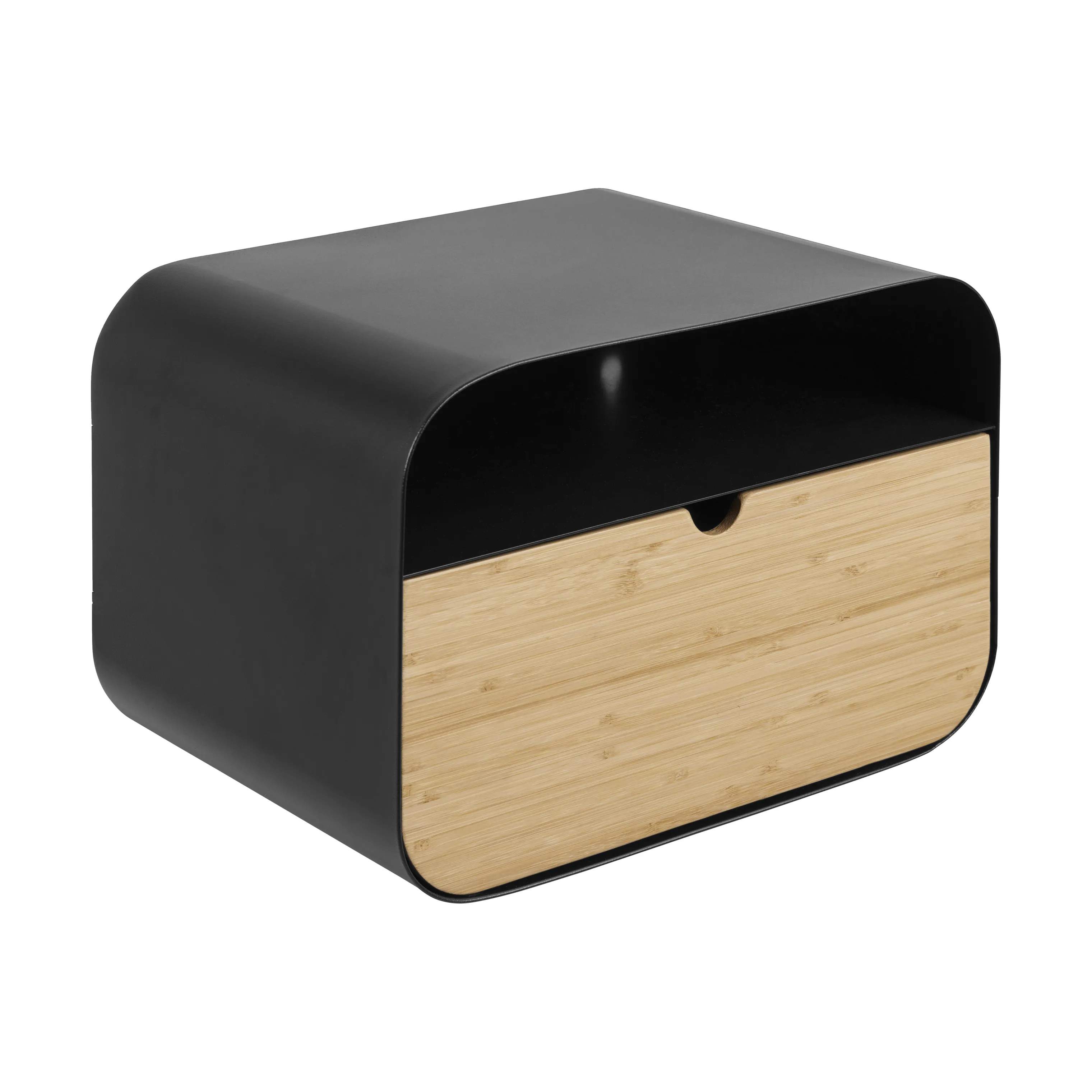 CASA Living Sengeborde Joliet Natbord i Mat sort/natur, 2