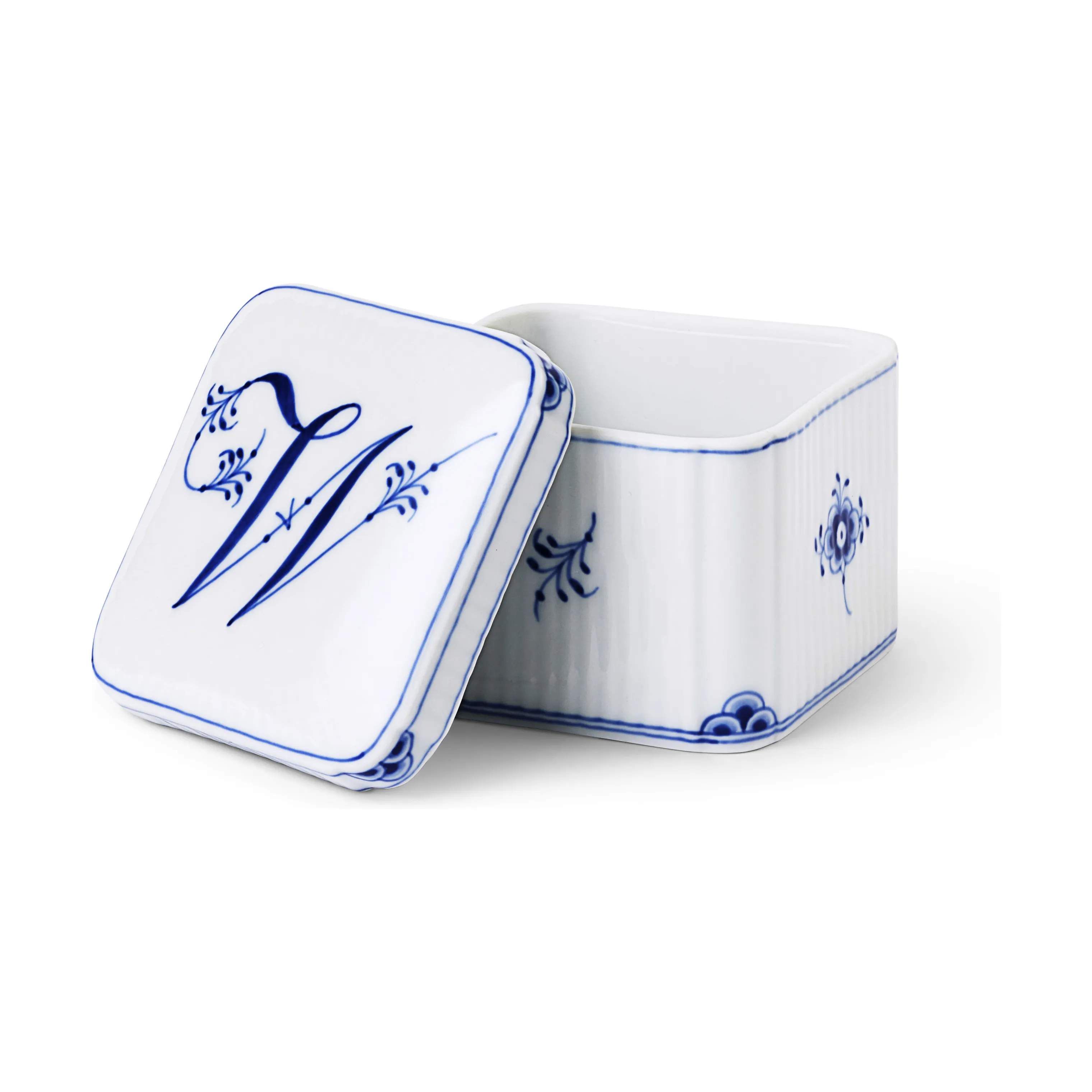 Royal Copenhagen Bonbonniere Alfabet Bonbonniere - W i W, 3