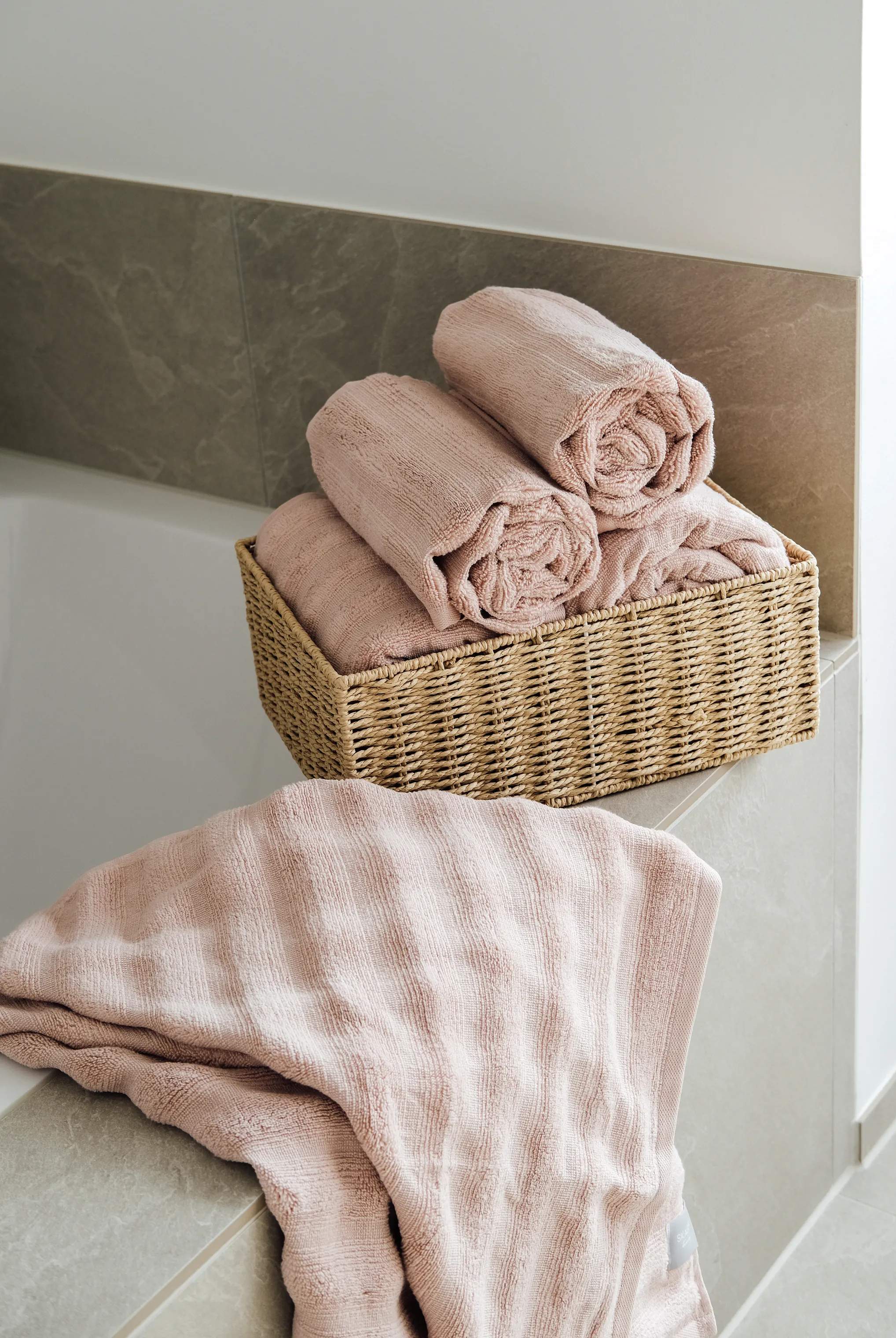 SKAGEN living Håndklæder Håndklæde i Rosa, B70 x L140 cm, 3