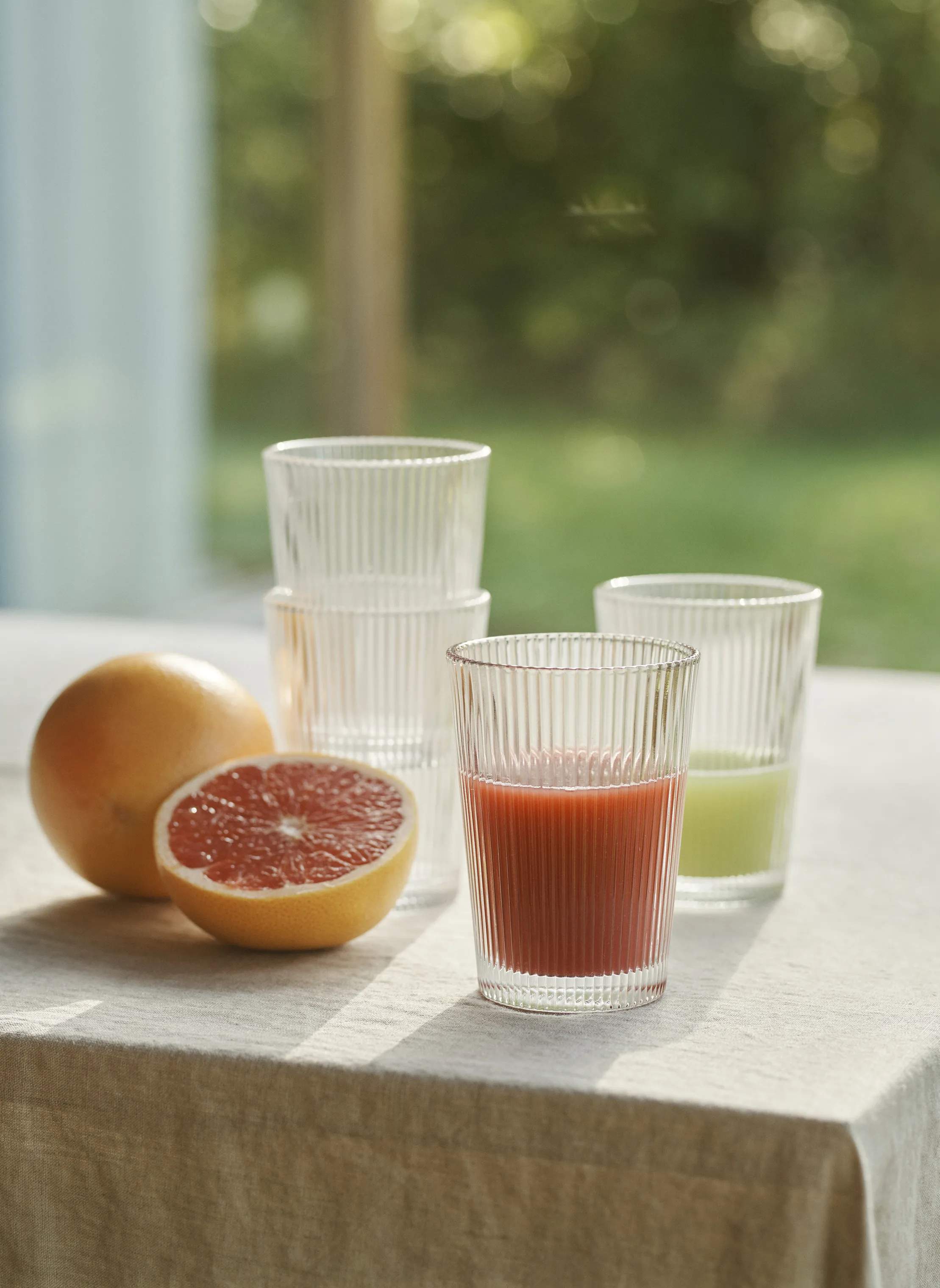 Stelton Vandglas Pilastro Glas - 6 stk. i klar, 6 stk. x 24 cl, 2