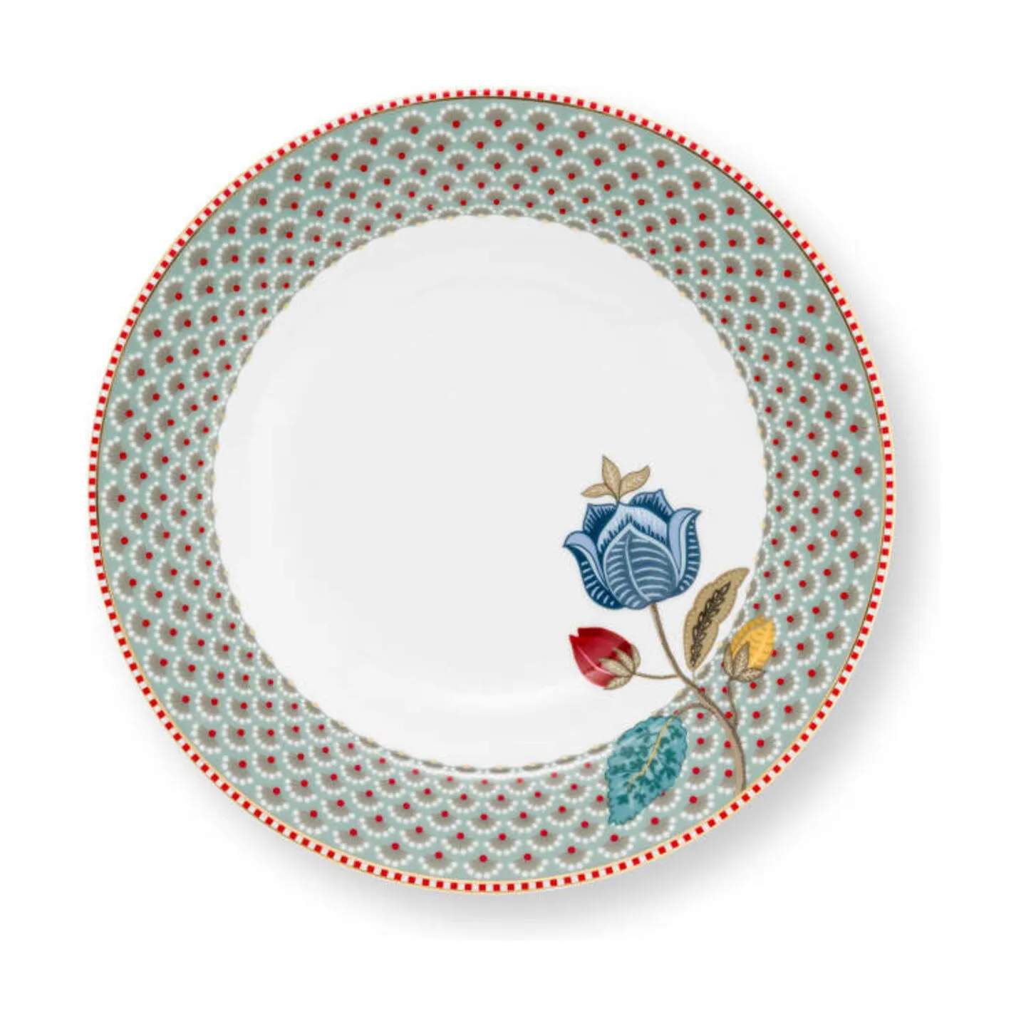 PIP Studio Dybe tallerkener Blooming Tales Dyb tallerken i Blue, 1