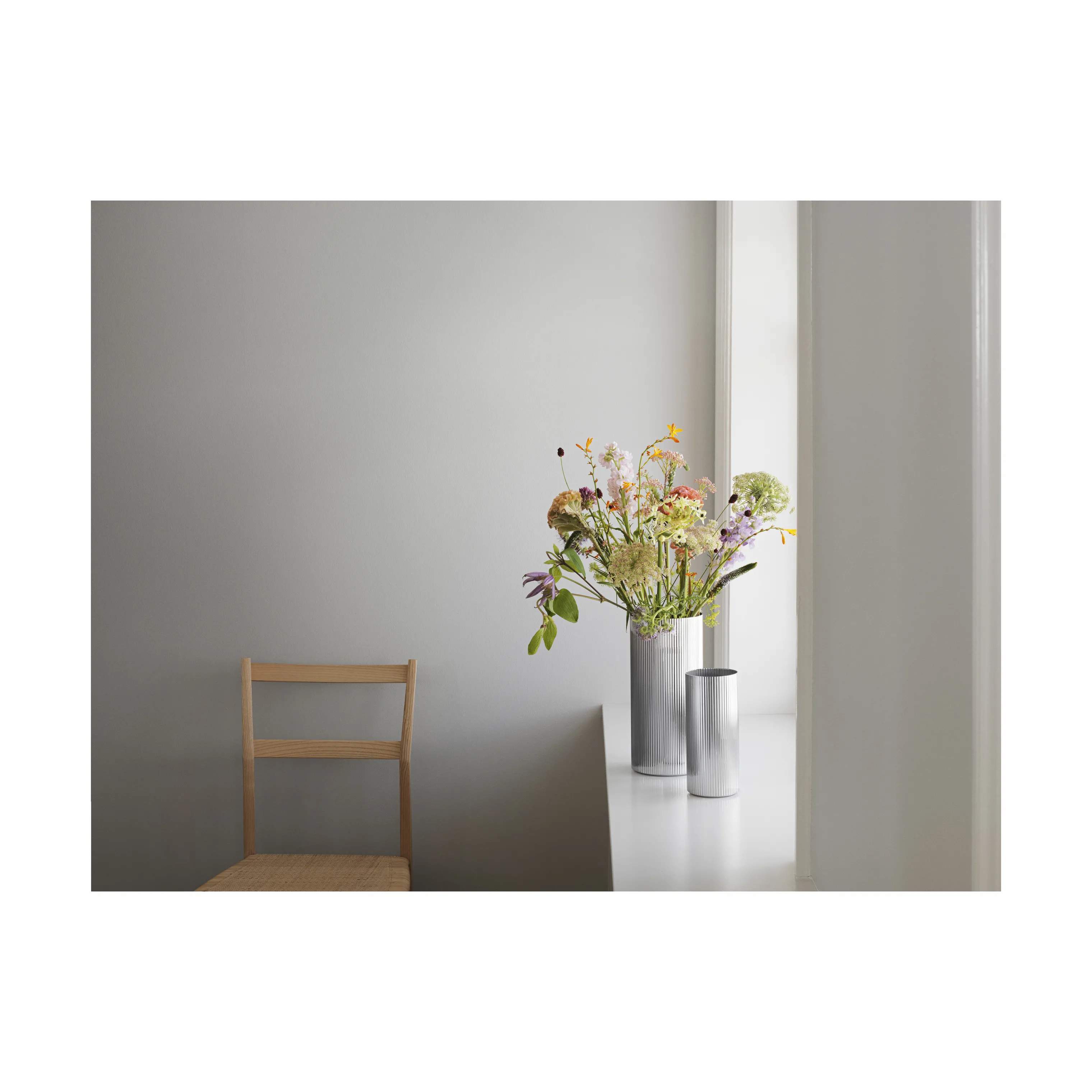 Georg Jensen Vaser Bernadotte Vase i Stål, 26 cm, 3