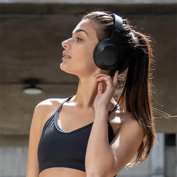 Soundliving Hovedtelefoner Wave Pro Høretelefoner i Sort, 2