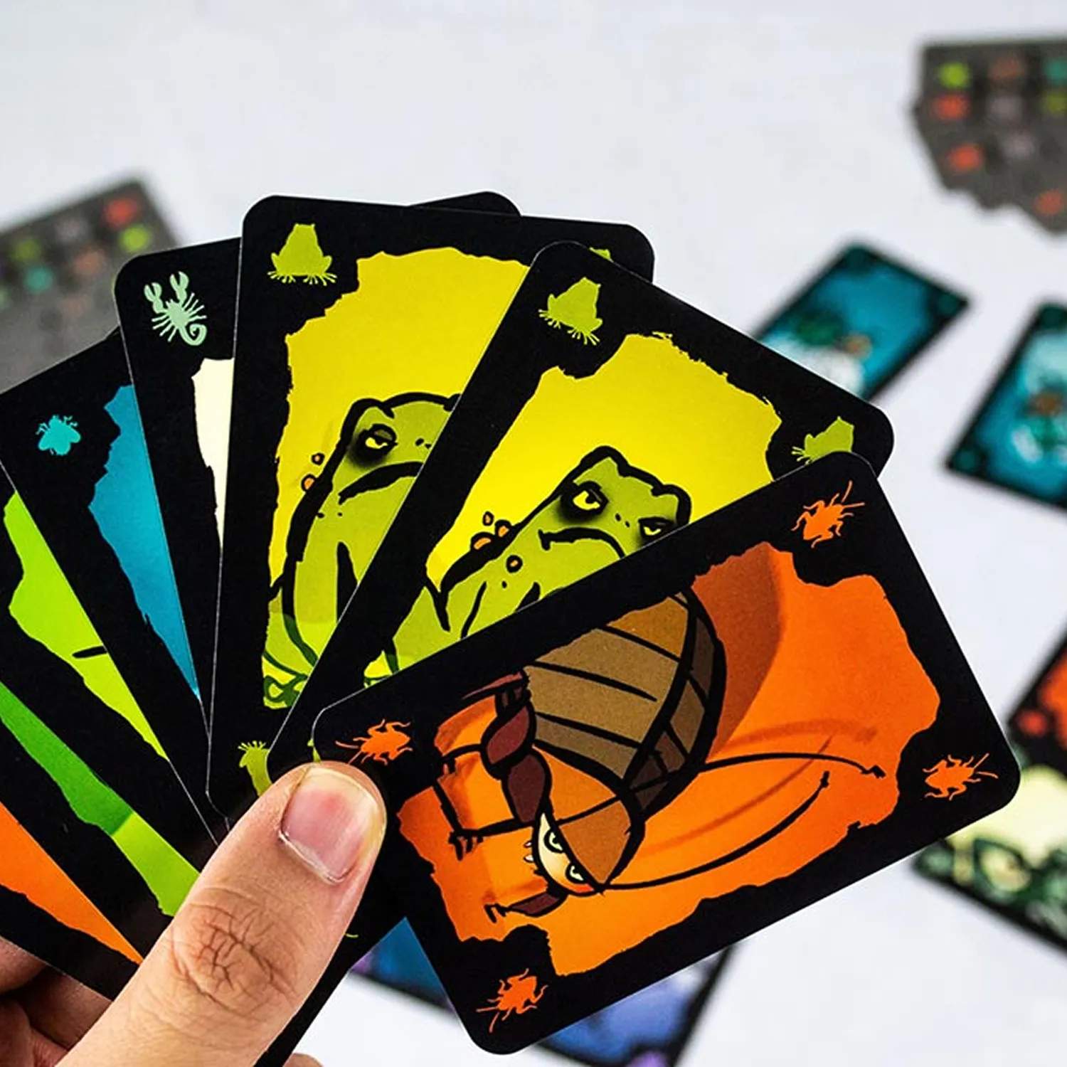 Spilbræt Spil Kortspil - Cockroach Poker i Multifarvet, 2