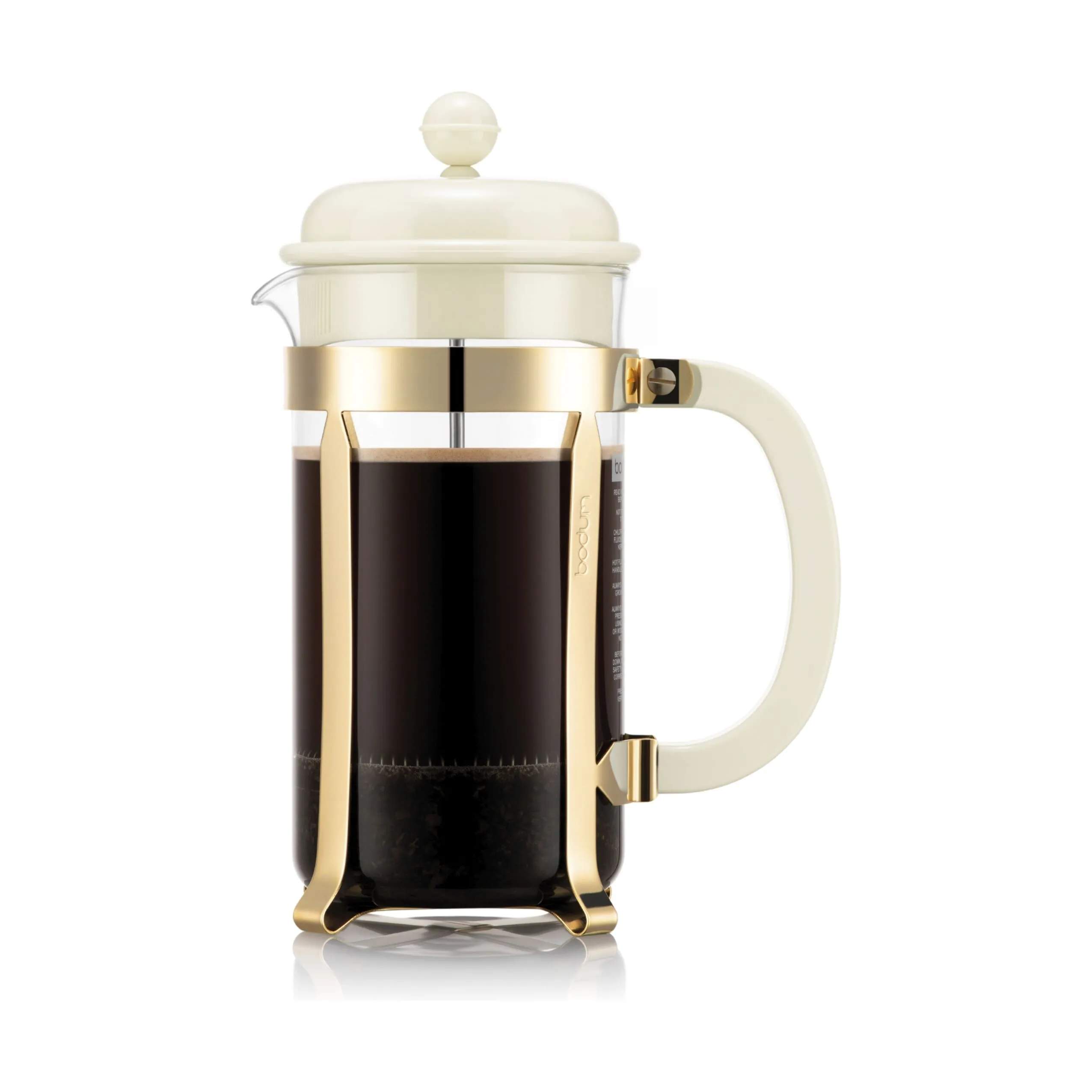 Bodum Stempelkander Caffettiera Stempelkande i Creme/guldfarvet, 1 L, 1
