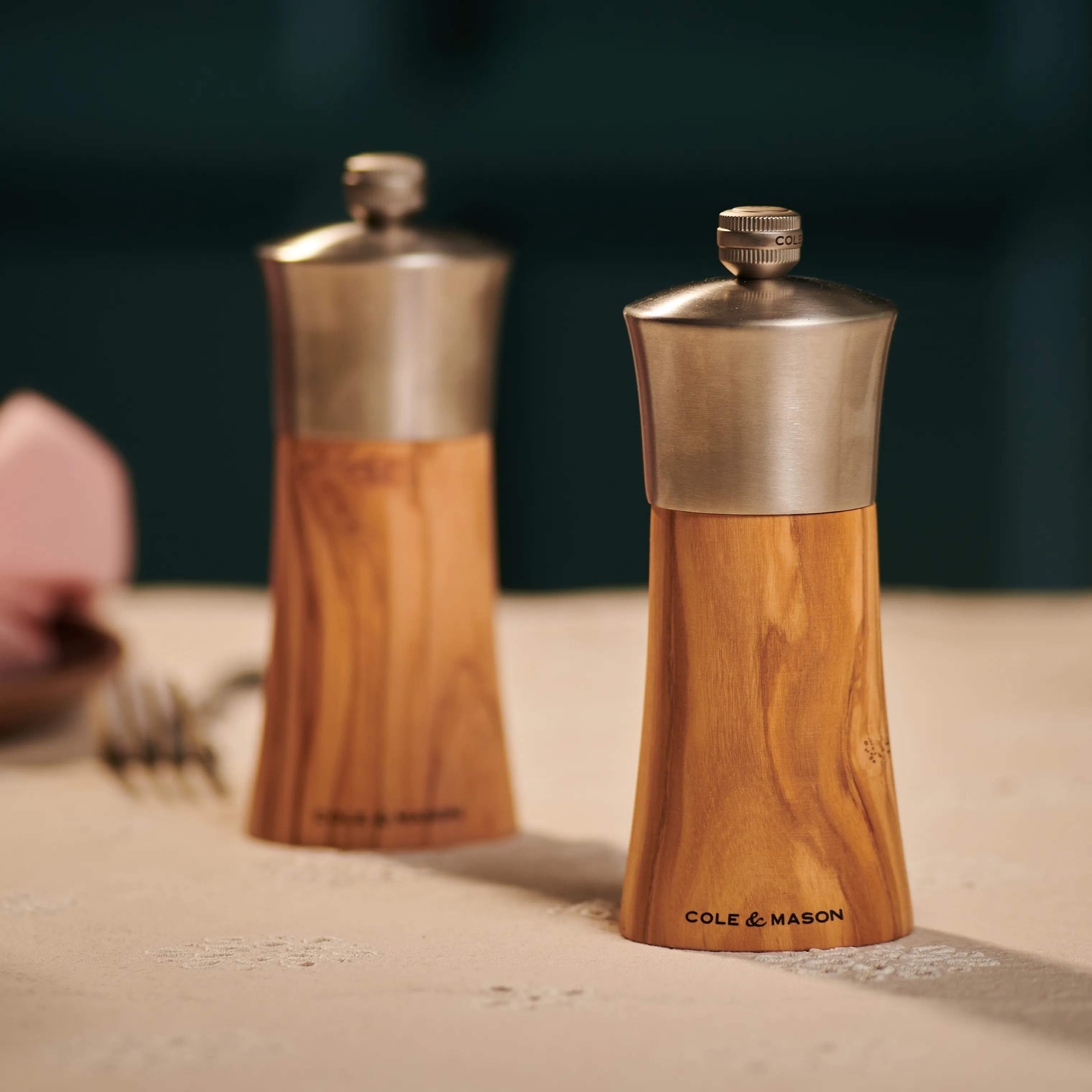 Cole&Mason Saltkværne Bromley Saltkværn i Olive Wood, 6