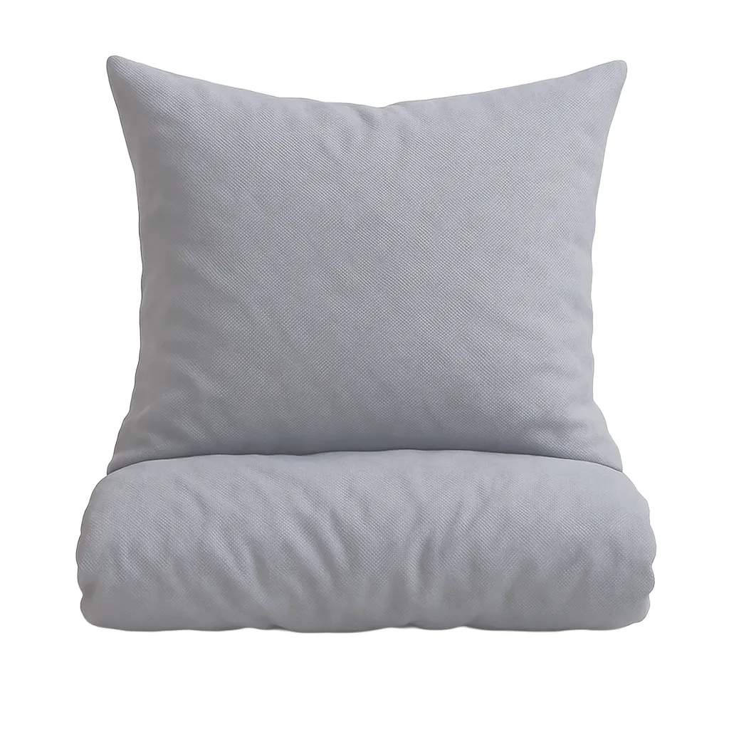 omhu Sengetøj Micro Tern Sengesæt i LYS GRÅ, B140 x L200 cm, 1