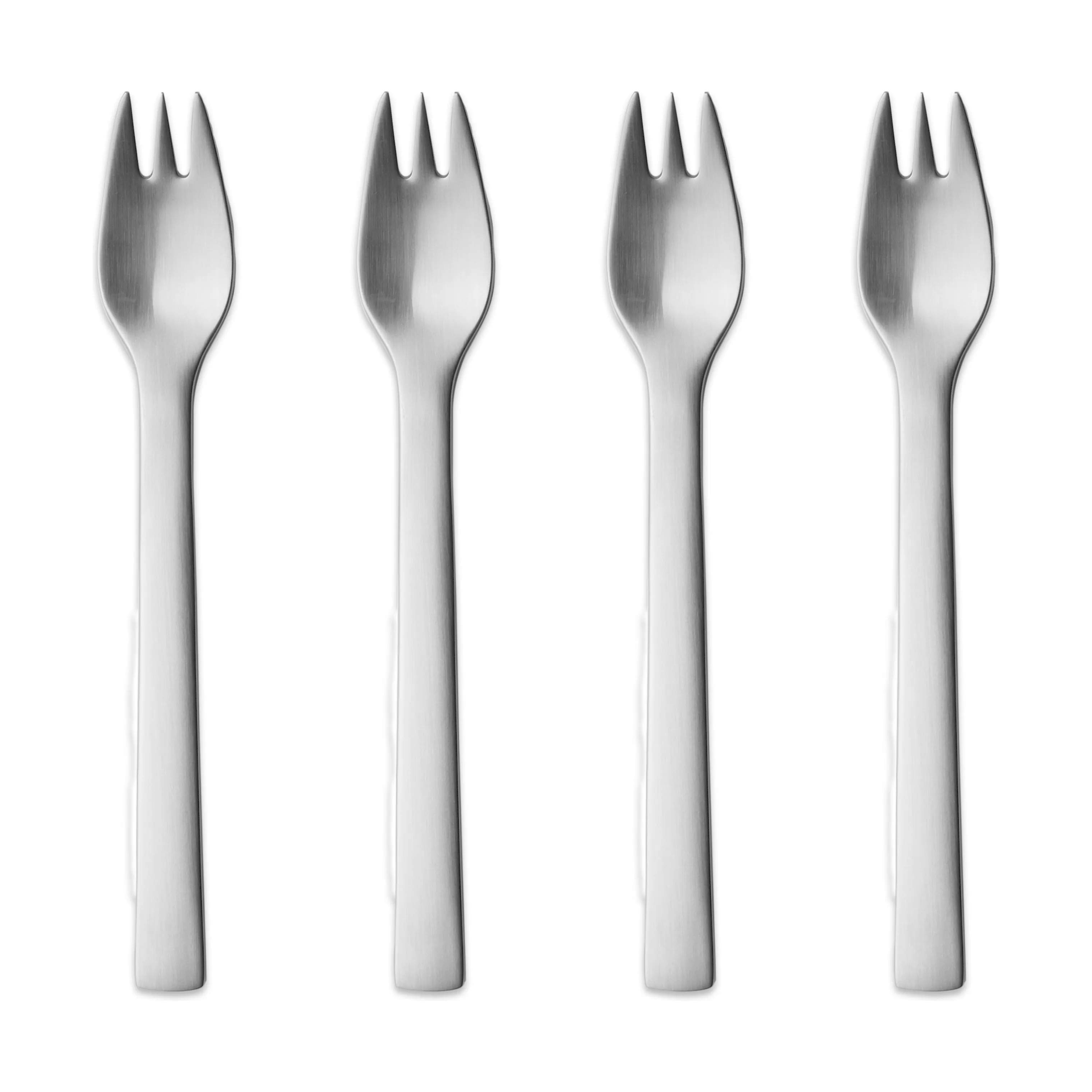 Georg Jensen Kagegafler New York Kagegaffel - 4 stk. i Sølvfarvet, 1